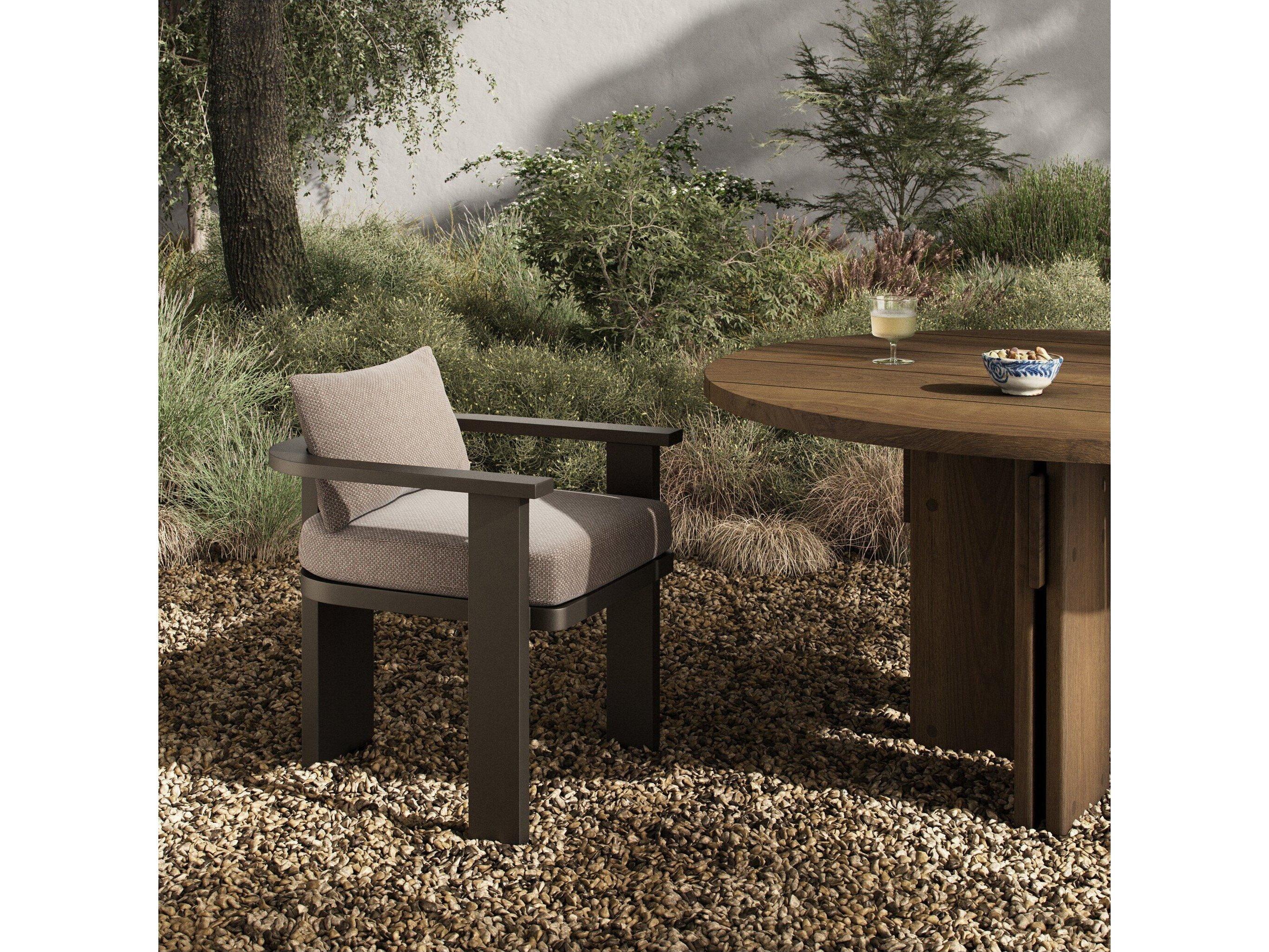 Four Hands Outdoor Solano Aluminum Cushion Dining Set