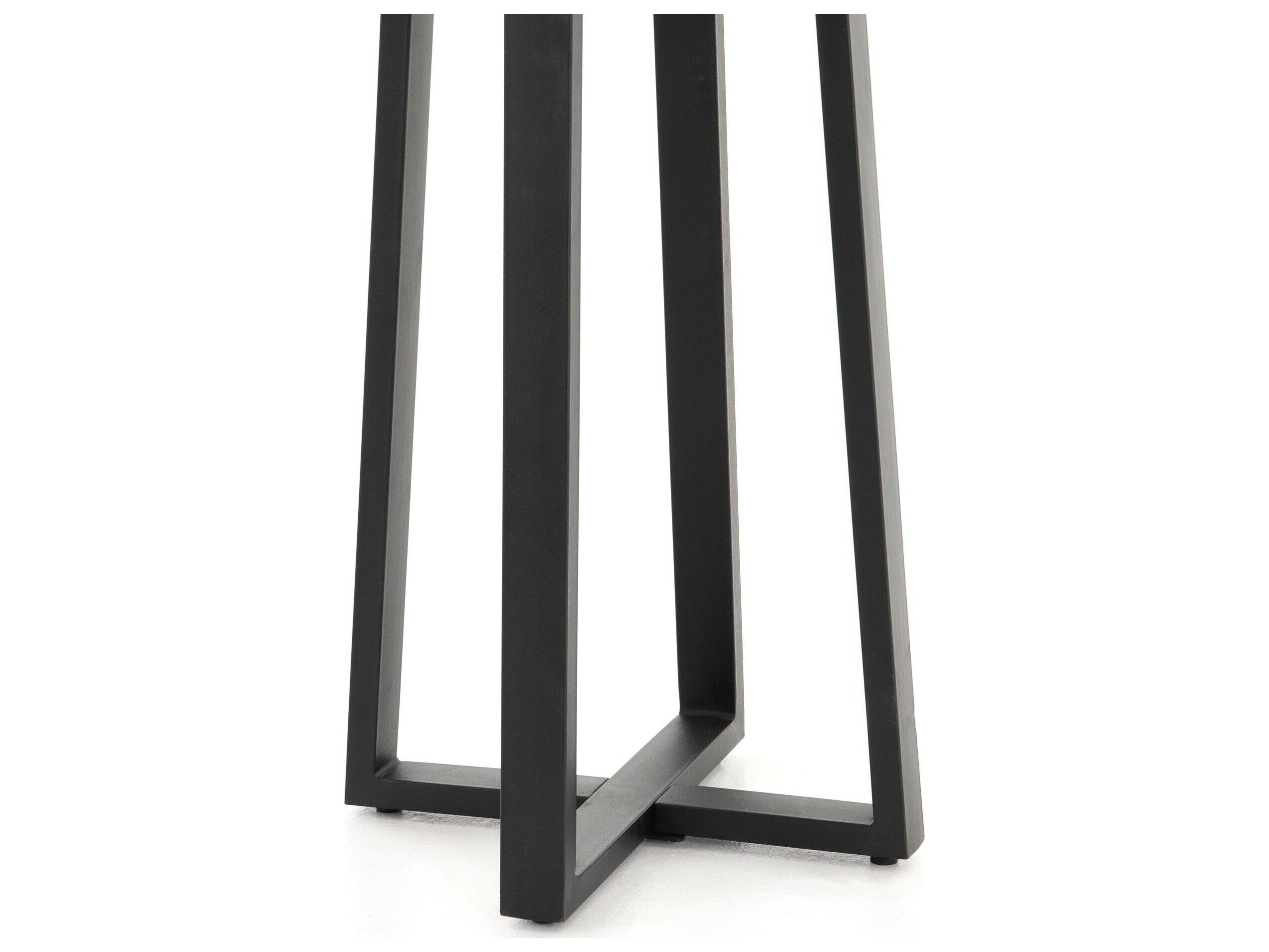 Four Hands Outdoor Constantine Light Grey Stone Round Counter Table