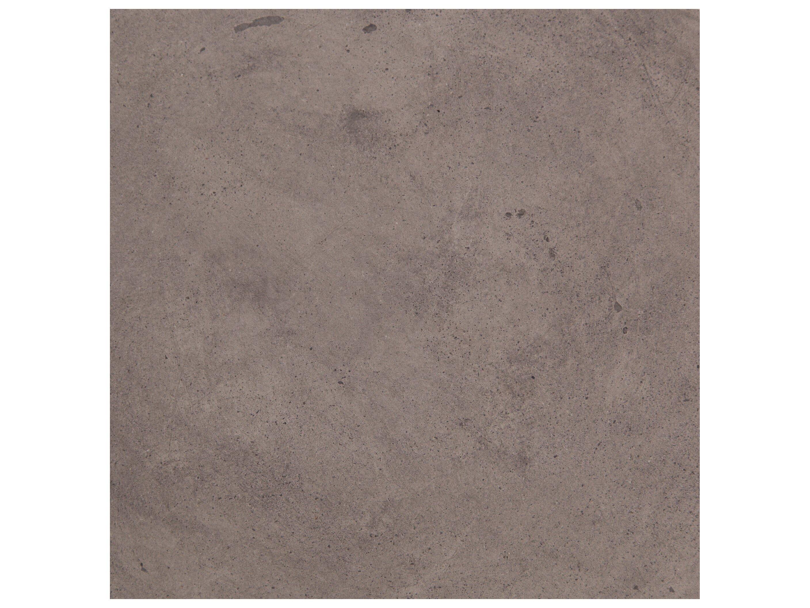 Four Hands Outdoor Everett Dark Grey Concrete Round End Table