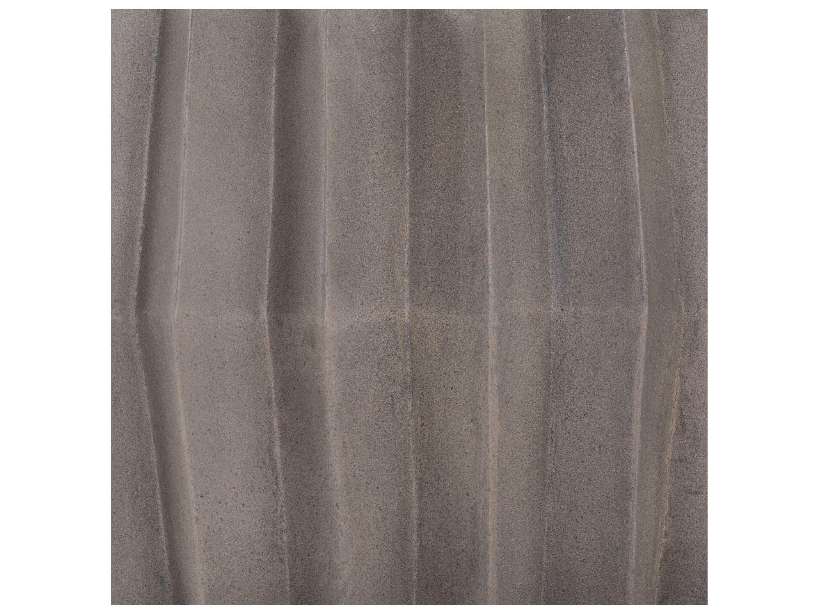 Four Hands Outdoor Everett Dark Grey Concrete Round Coffee Table