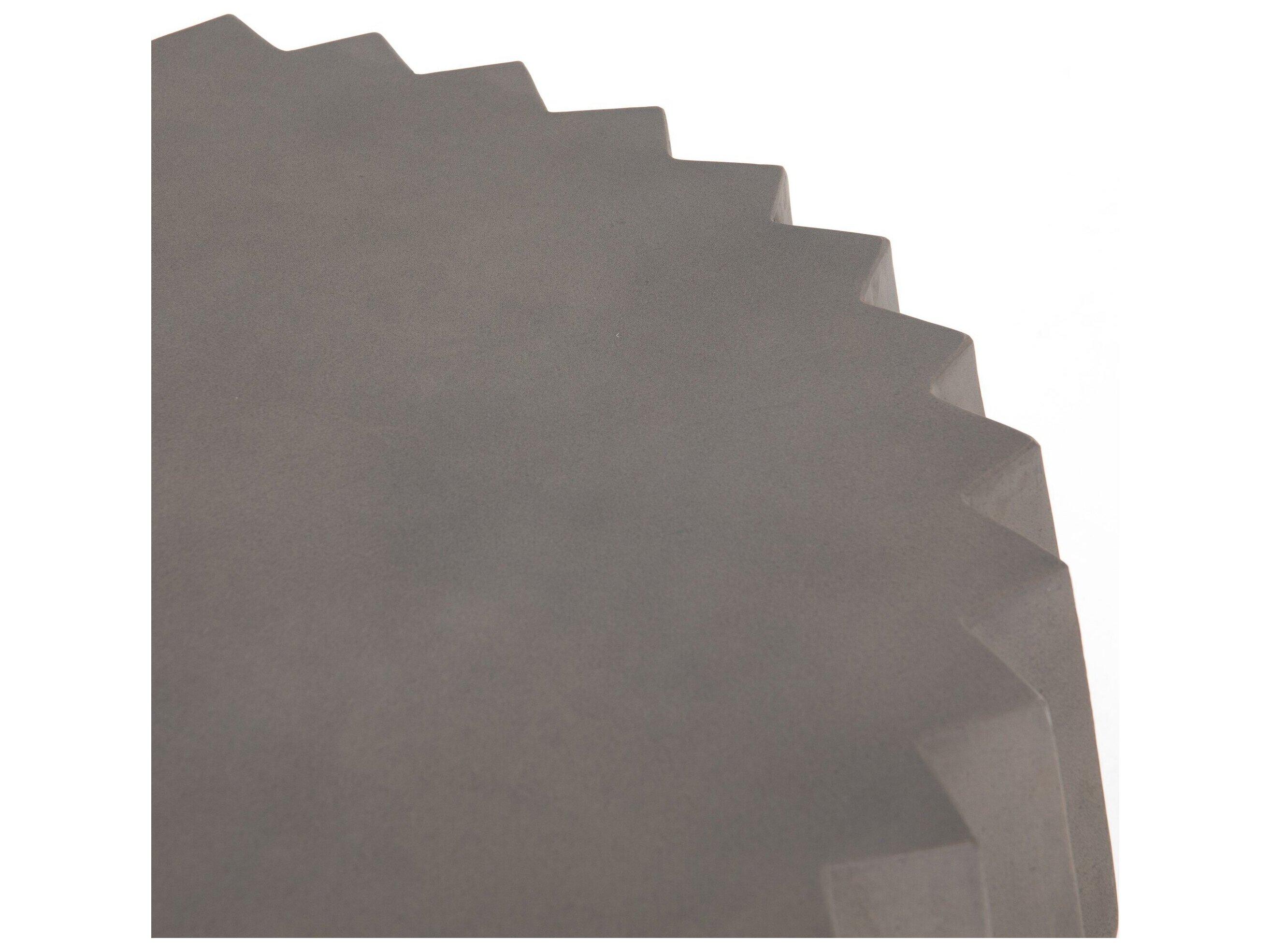 Four Hands Outdoor Everett Dark Grey Concrete Round Coffee Table