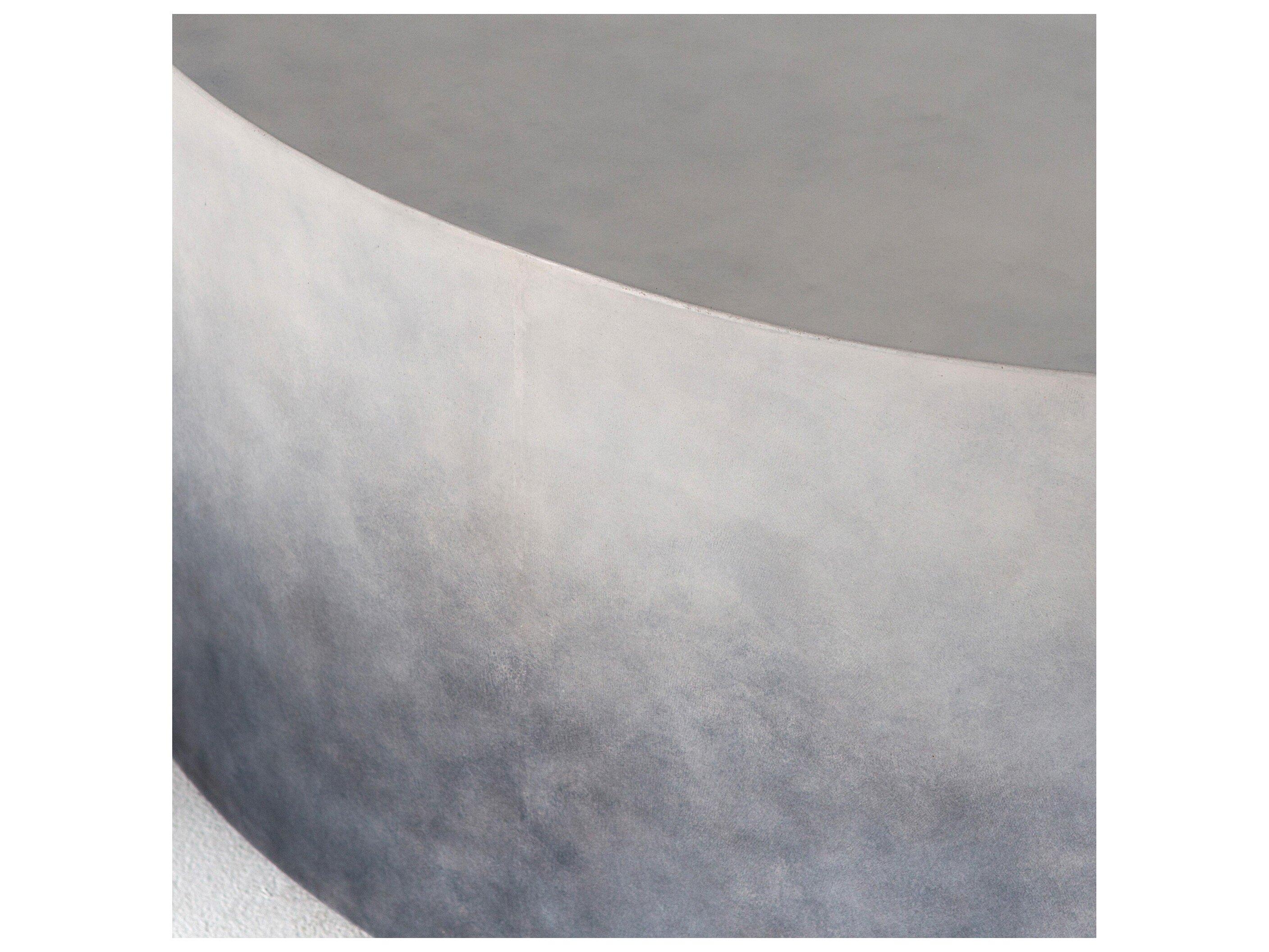 Four Hands Outdoor Thayer Indigo Ombre Concrete Round Coffee Table