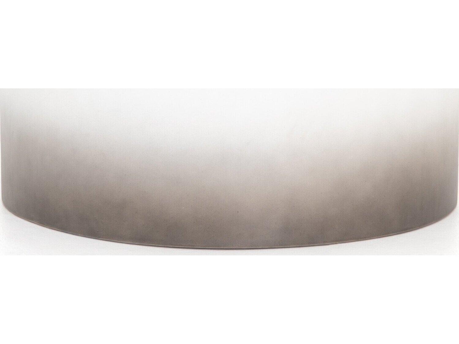 Four Hands Outdoor Thayer Slate Grey Ombre Concrete Round Coffee Table