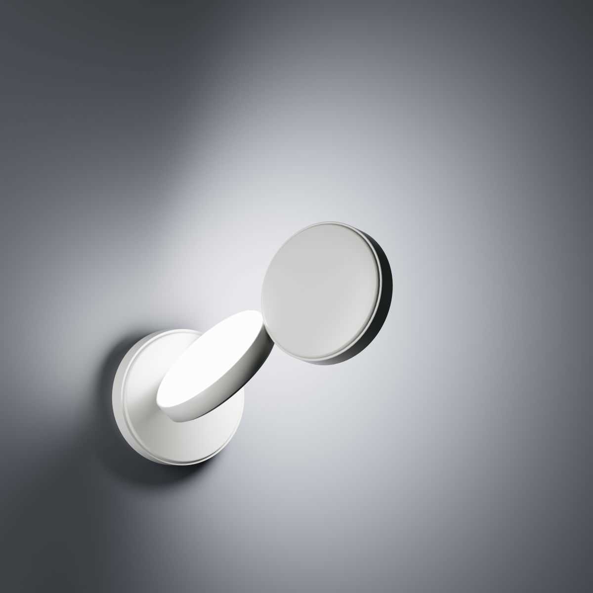 Fontana Arte Optunia 2-Light White LED Wall Sconce