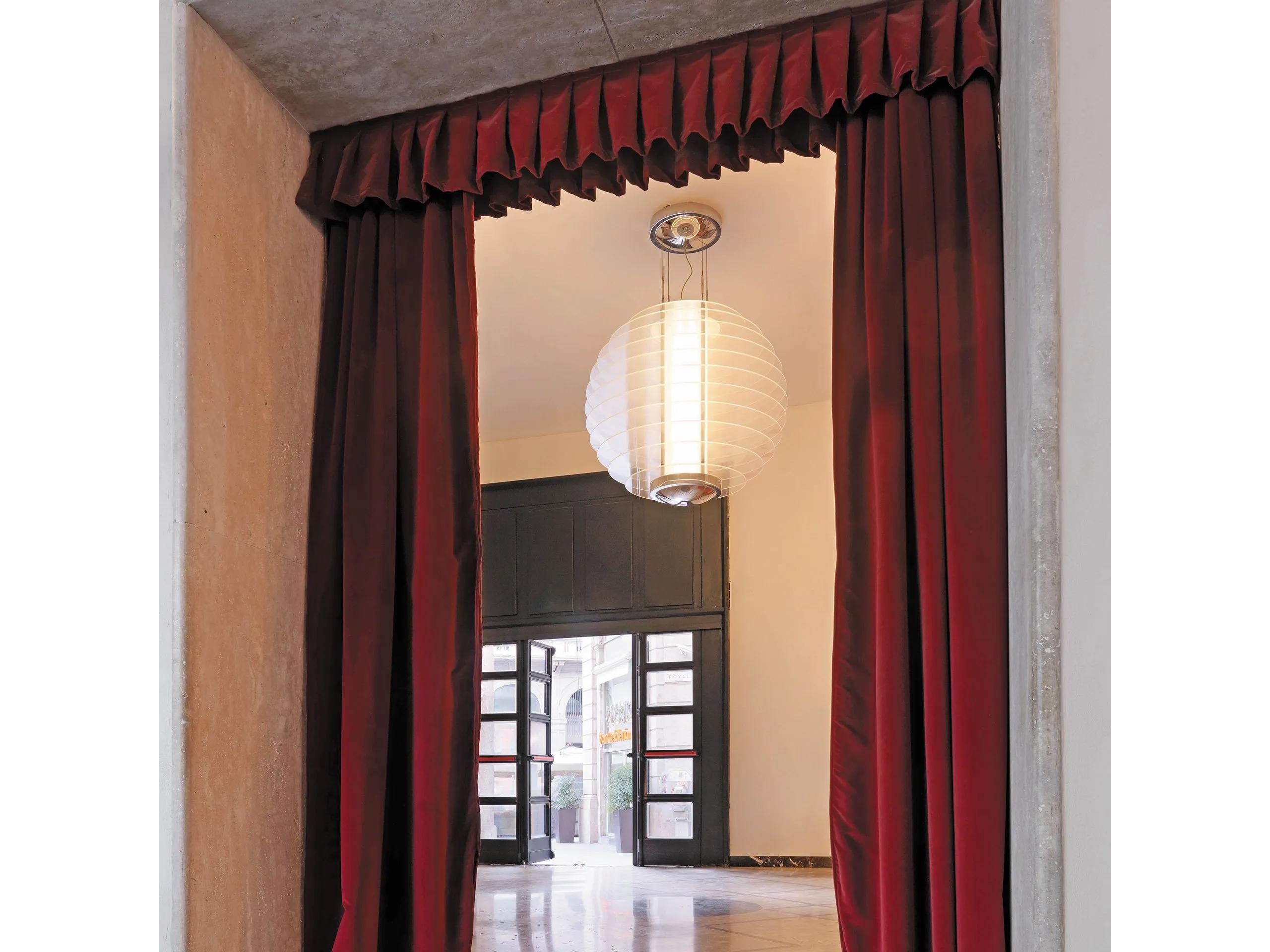 Fontana Arte 4-Light Transparent Clear Glass Geometric Pendant