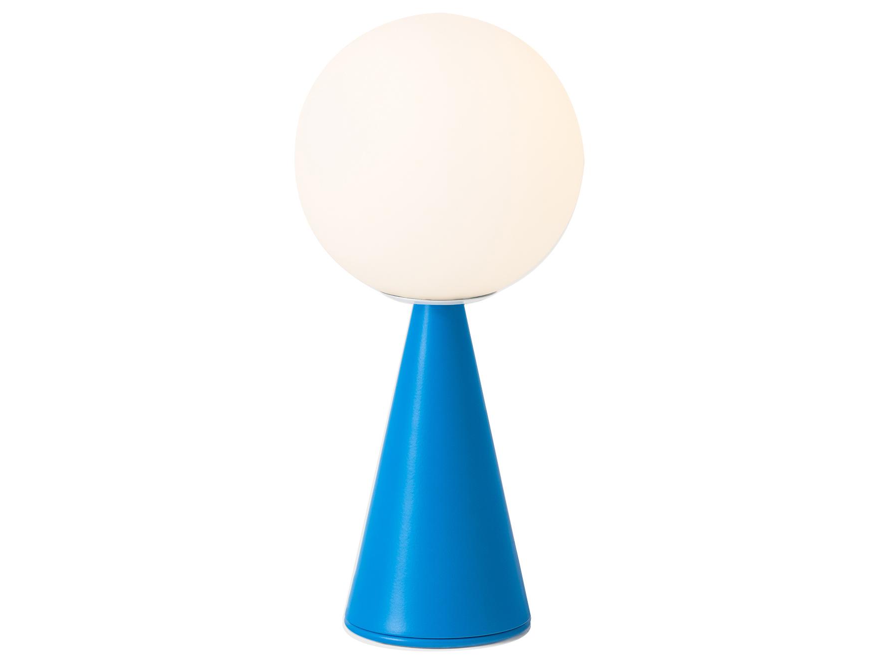 Fontana Arte Bilia Blue Glass LED Table Lamp