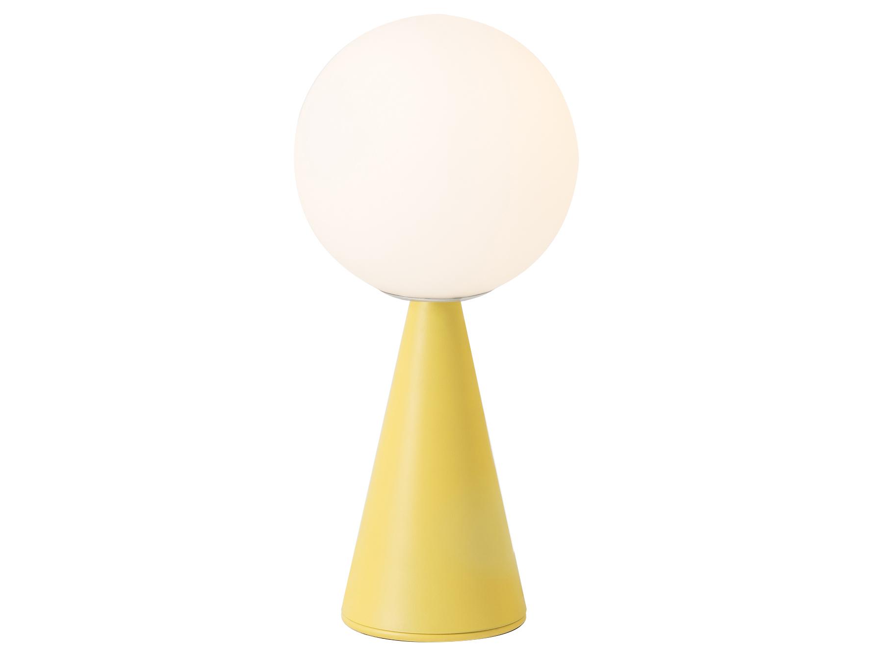 Fontana Arte Bilia Yellow Glass LED Table Lamp
