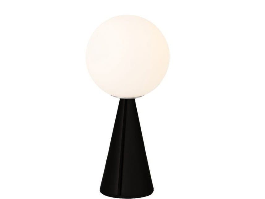 Fontana Arte Bilia Black Rechargeable Table Lamp