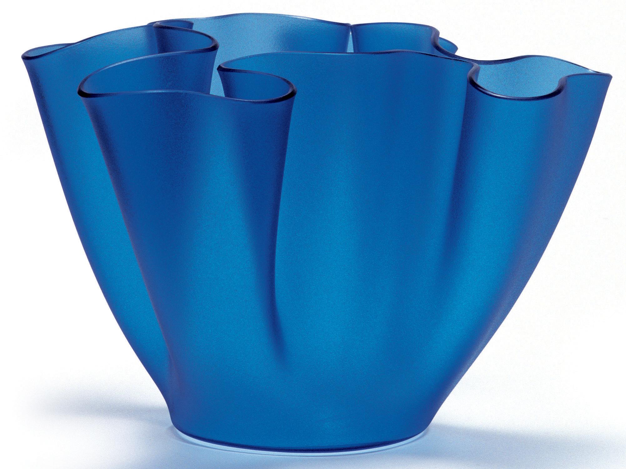 Fontana Arte Cartoccio Blue Vase