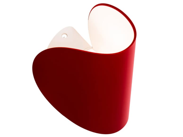 Fontana Arte IO 2-Light Red Wall Sconce