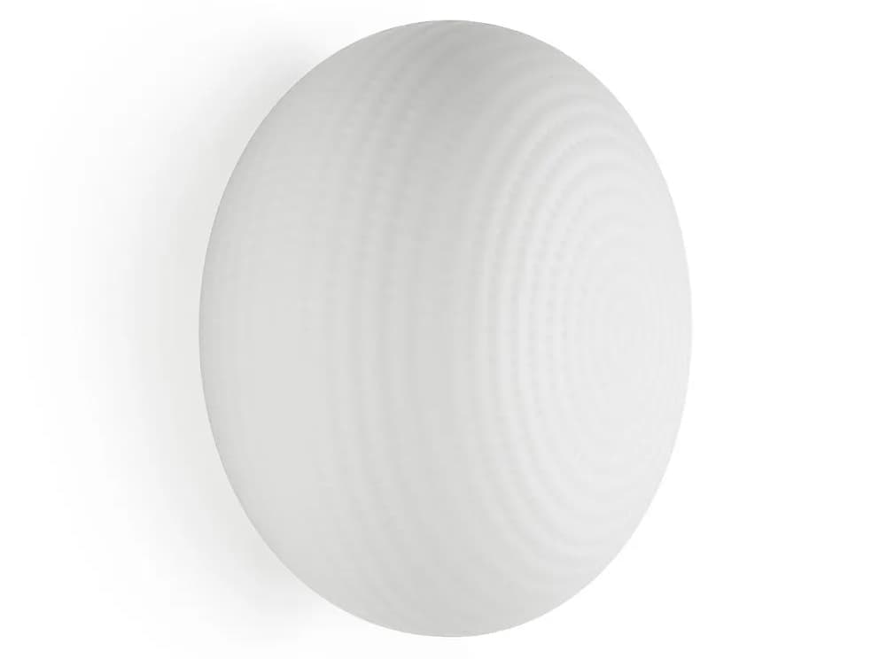 Fontana Arte Bianca White Glass LED Wall Sconce