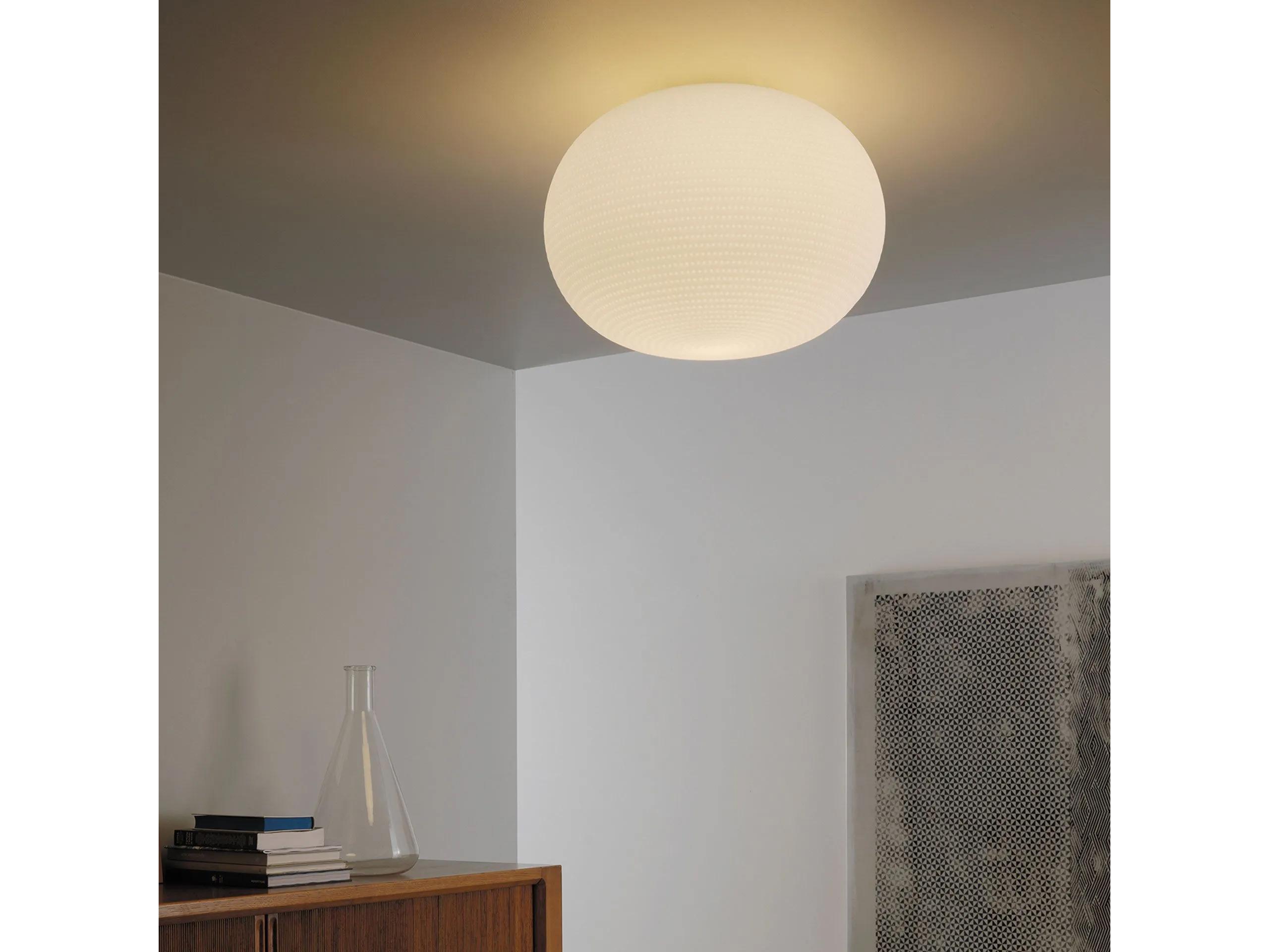 Fontana Arte Bianca White Glass LED Wall Sconce