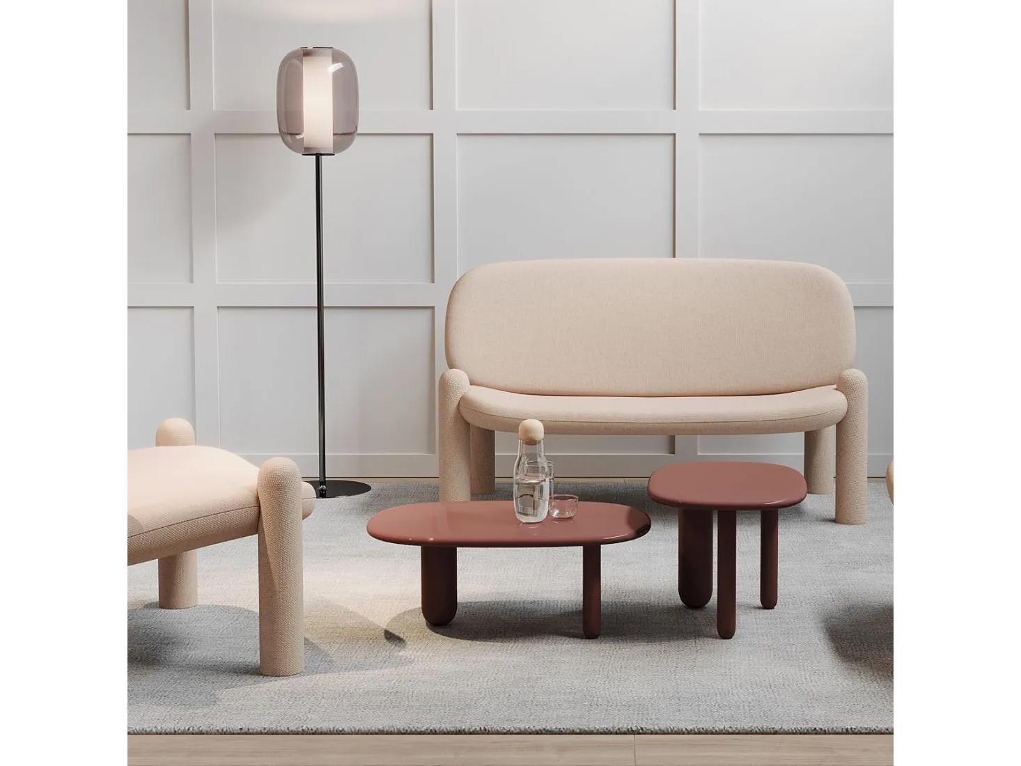 Fontana Arte Meridiano Black Gray Fume Glass LED Floor Lamp