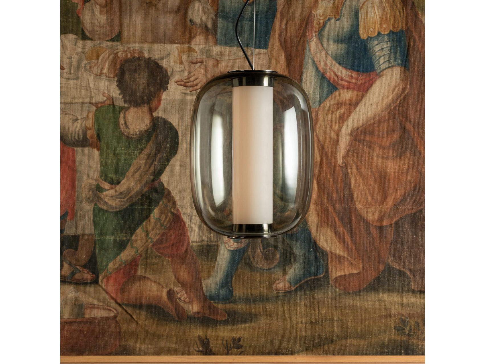 Fontana Arte Meridiano Black Smoky Pendant