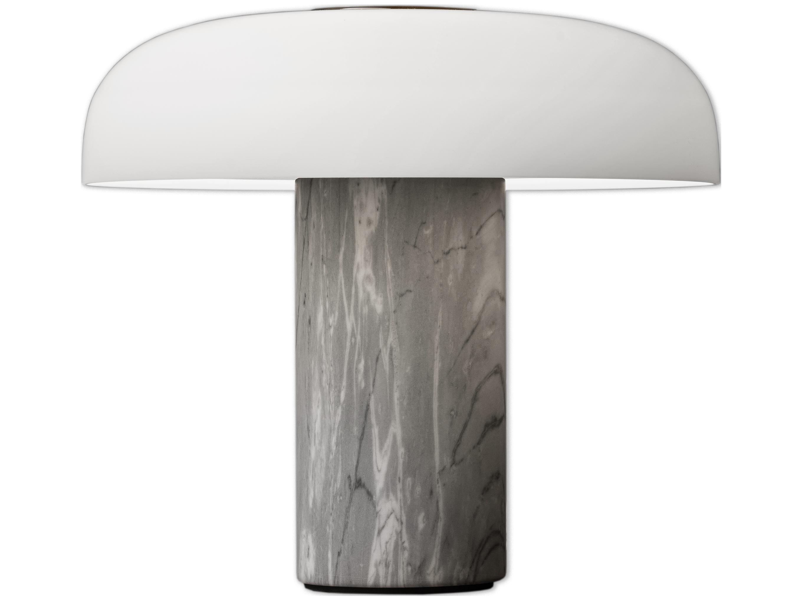 Fontana Arte Tropico Light Grey Glass LED Table Lamp