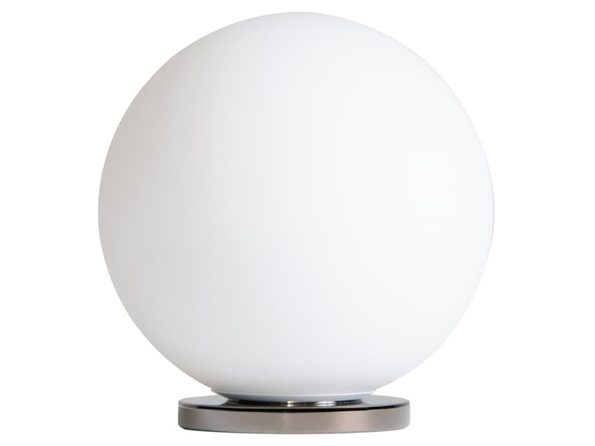 Fontana Arte Pallina Black Glass LED Table Lamp