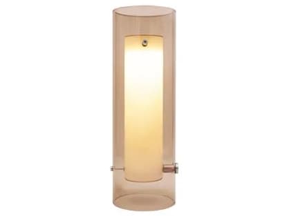 Fontana Arte Lasospesa Pink Glass LED Table Lamp