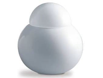 Fontana Arte Daruma White Glass Table Lamp