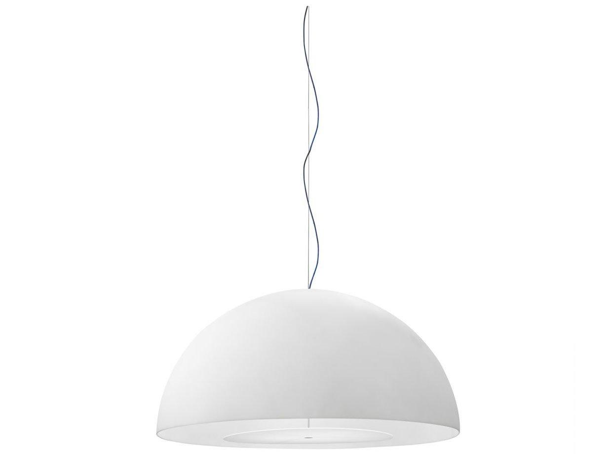Fontana Arte Avico 3-Light White Dome Round Pendant