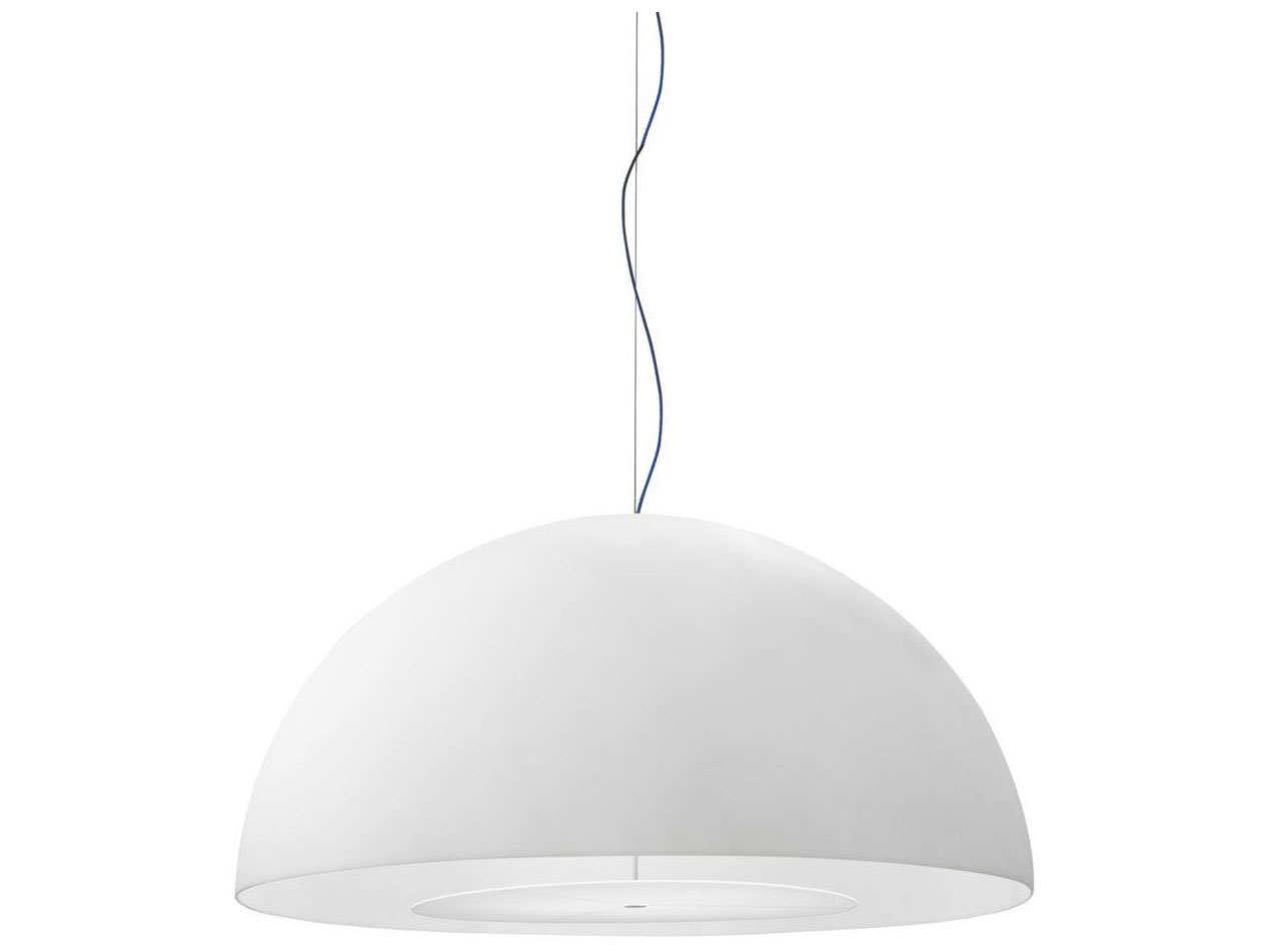 Fontana Arte Avico 3-Light White Dome Round Pendant