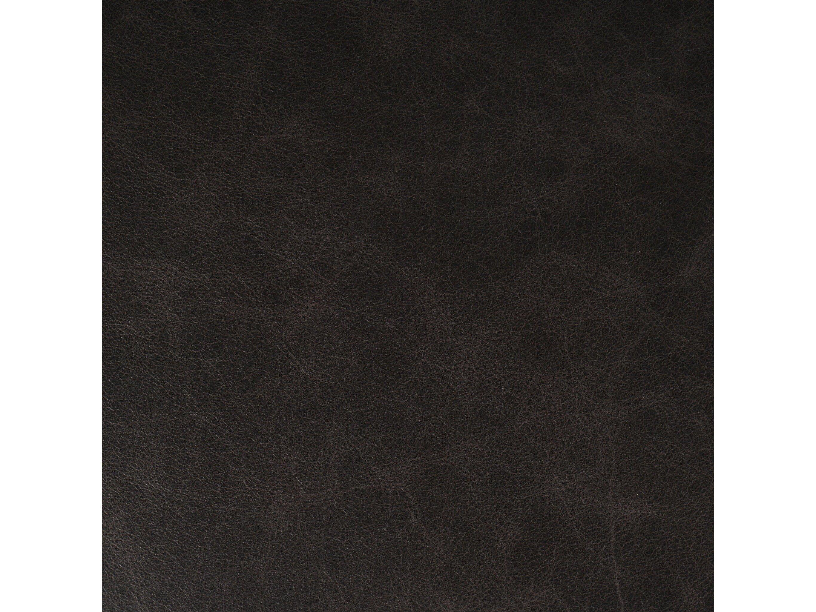 Four Hands Keston Antonia Sonoma Black Leather Cane Armless Dining Chair