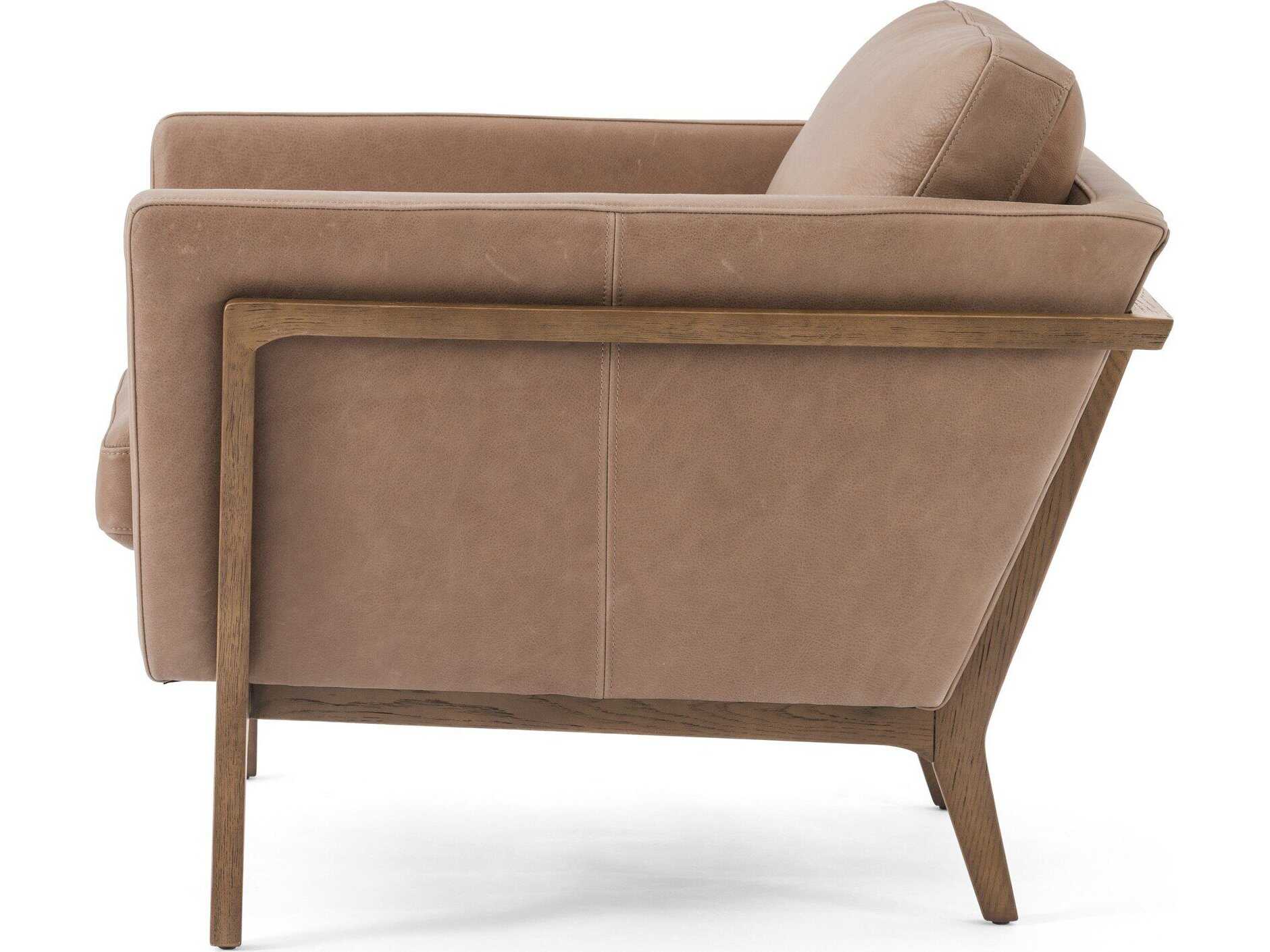 Four Hands Grayson Dash Palermo Drift Leather Accent Chair