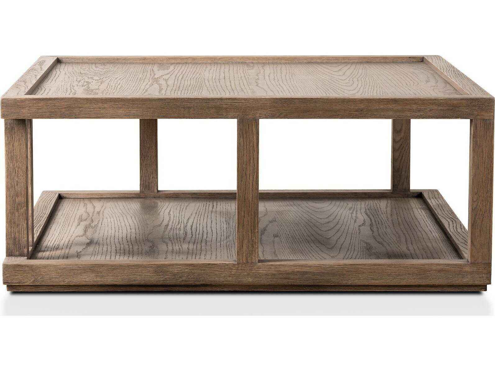 Four Hands Irondale Charley Warm Natural Oak Coffee Table