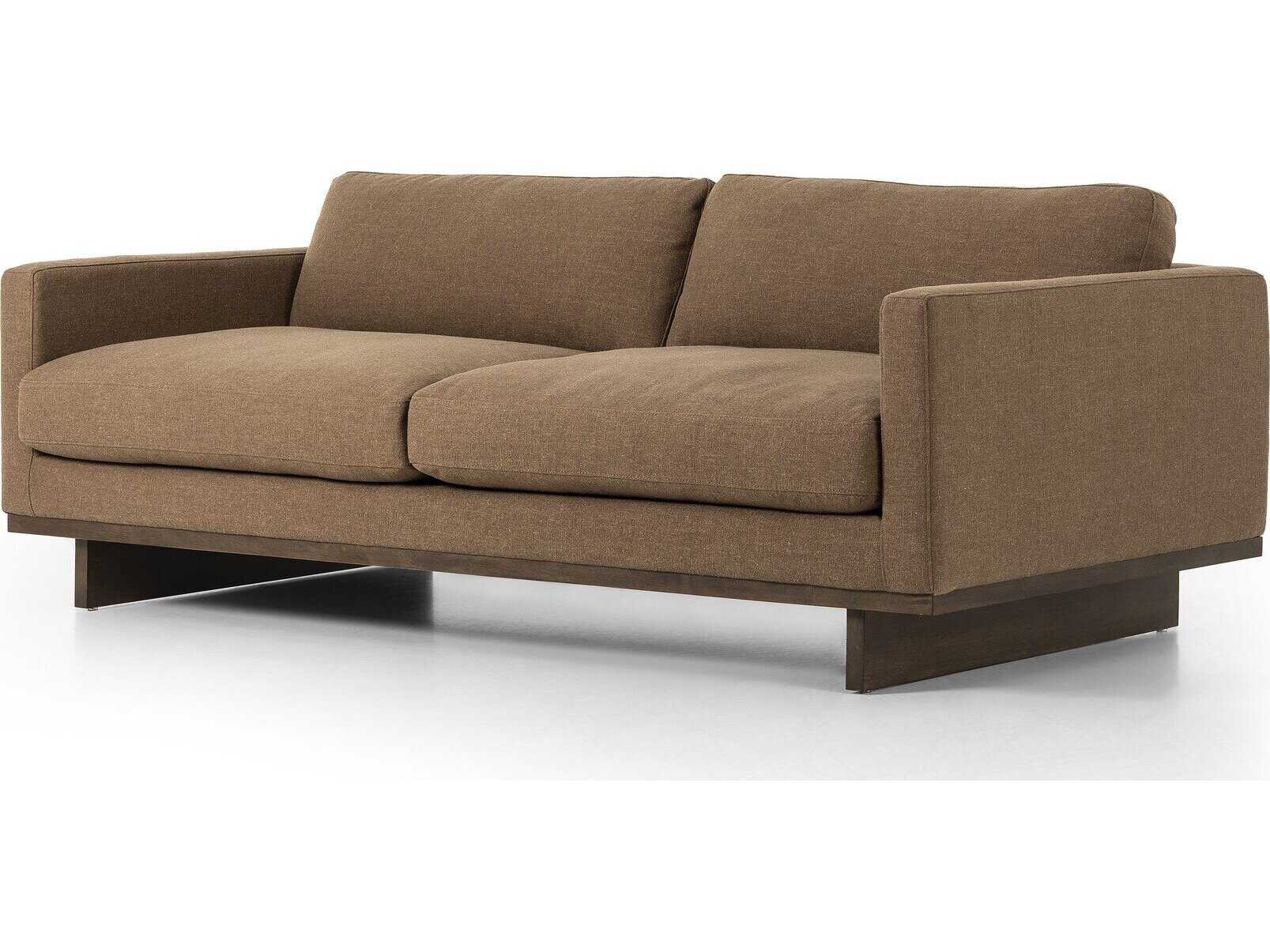 Four Hands Kensington Everly Brown Upholstered Sofa