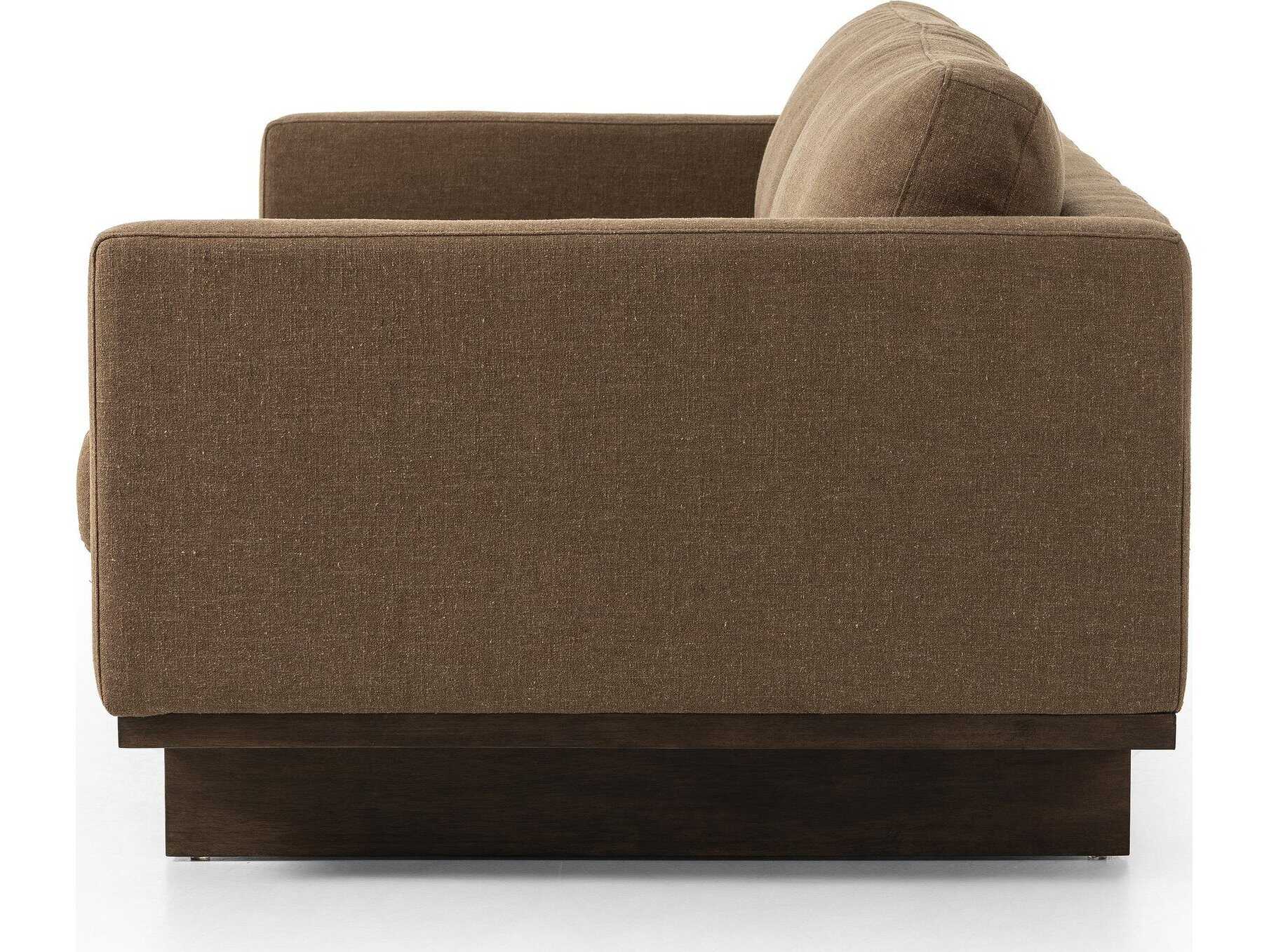 Four Hands Kensington Everly Brown Upholstered Sofa
