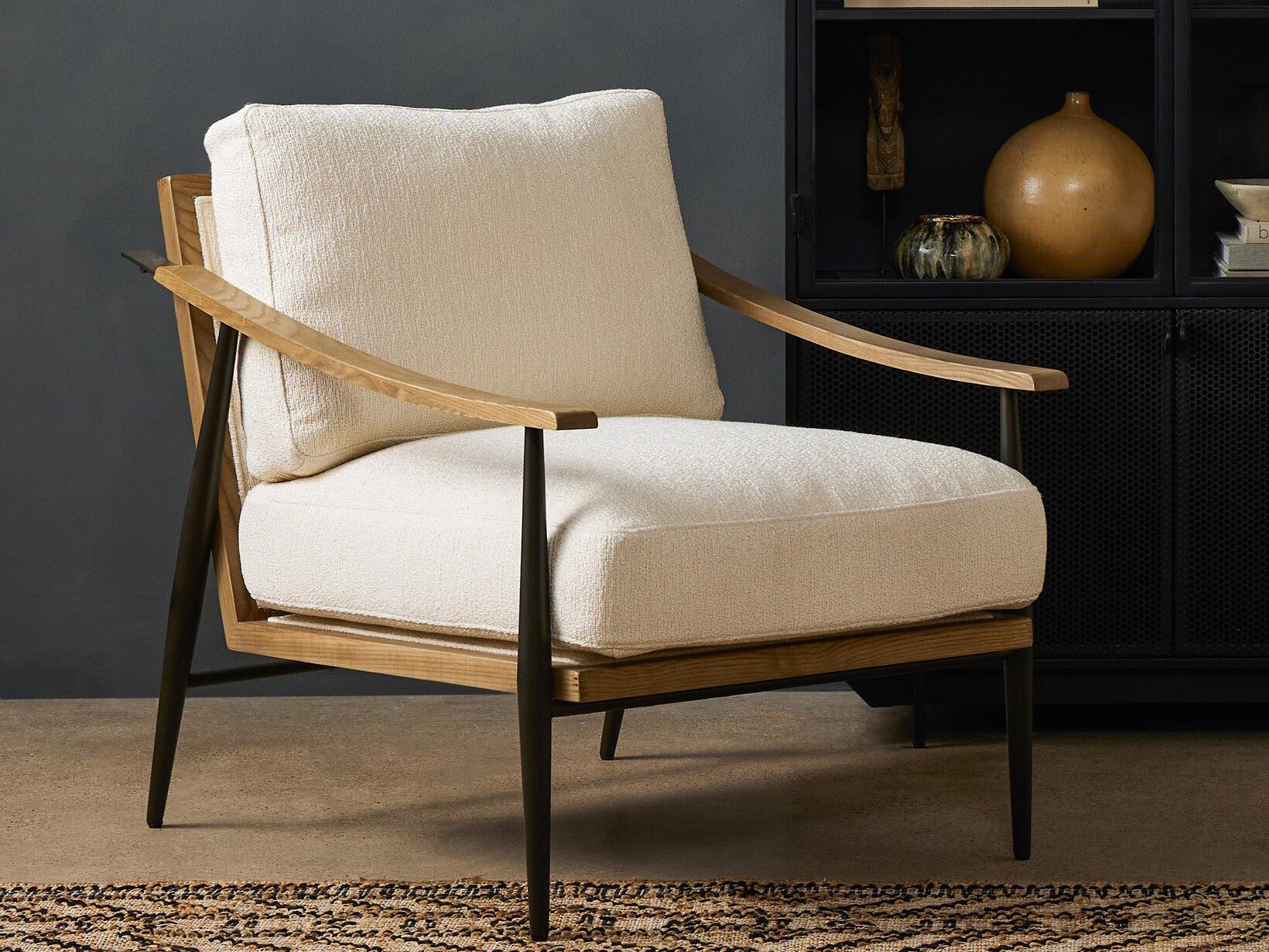 Four Hands Westgate Kennedy Kerbey Ivory  Accent Chair
