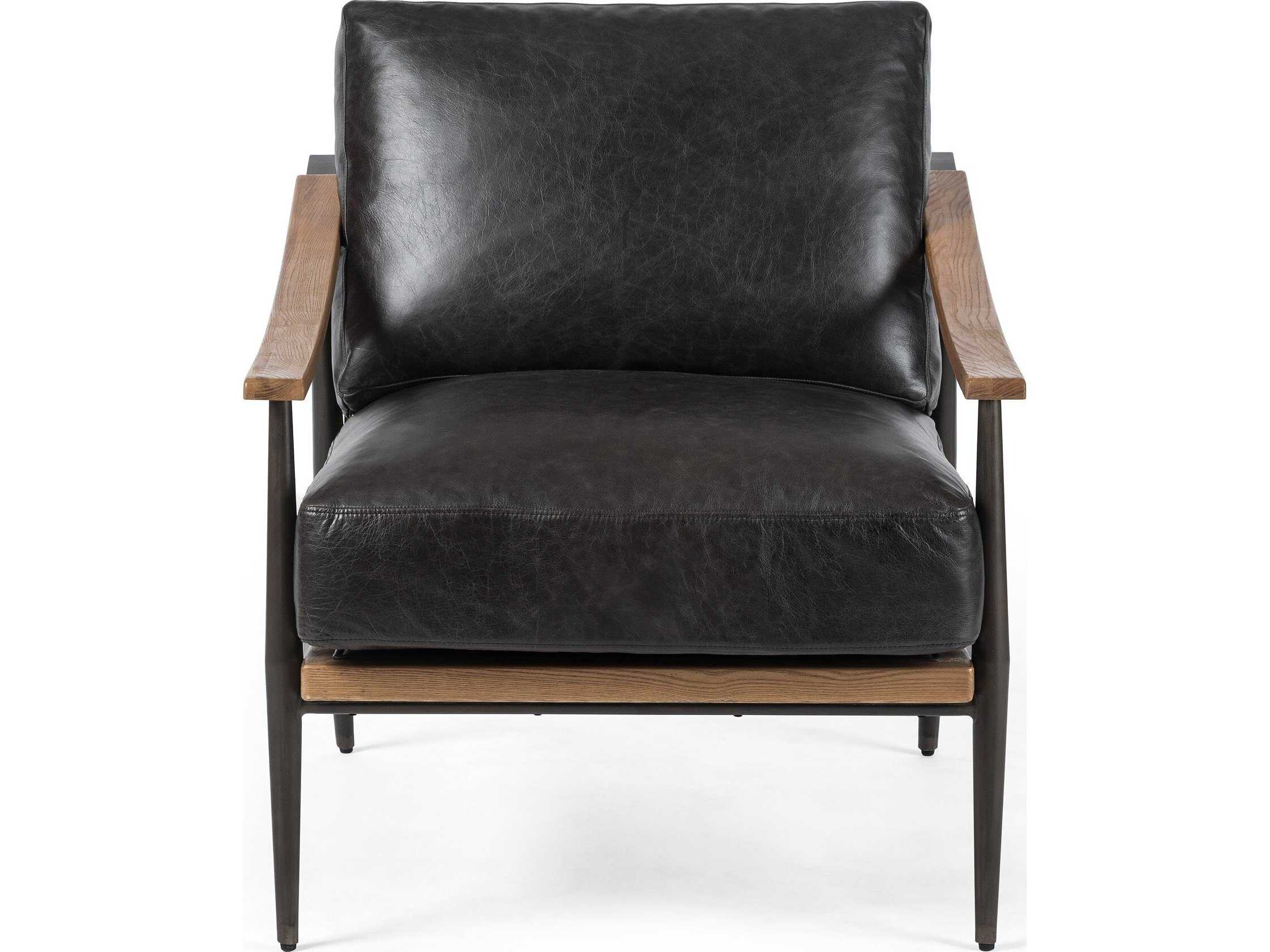 Four Hands Westgate Kennedy Black Fabric Accent Chair