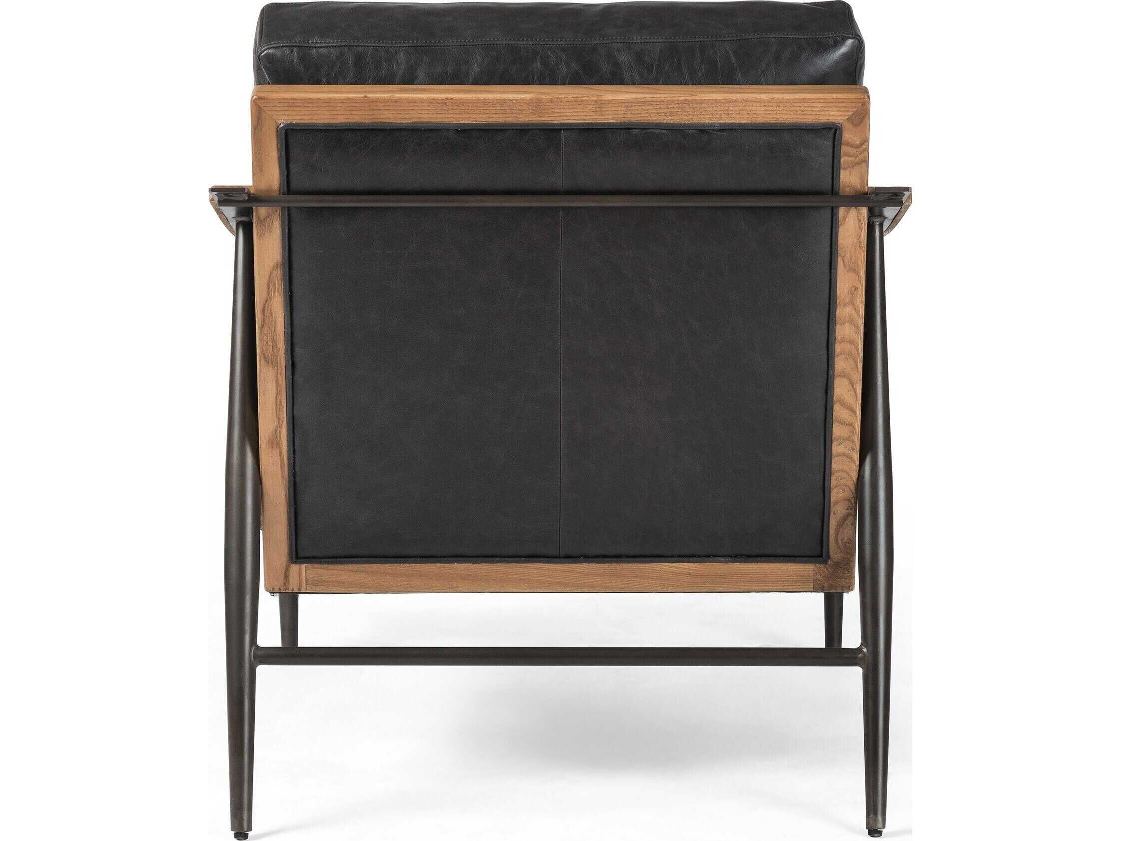 Four Hands Westgate Kennedy Black Fabric Accent Chair