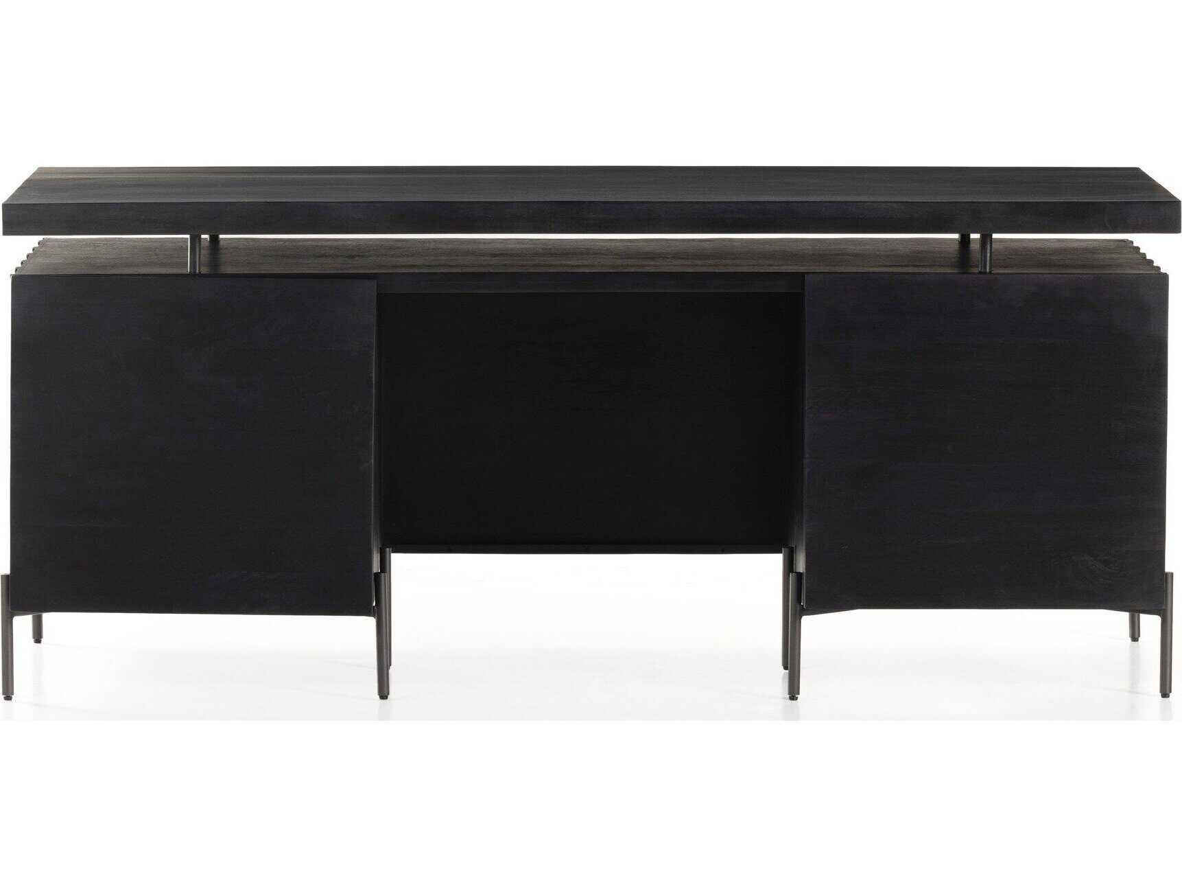 Four Hands Fallon Raffael Gunmetal Mango Wood Desk