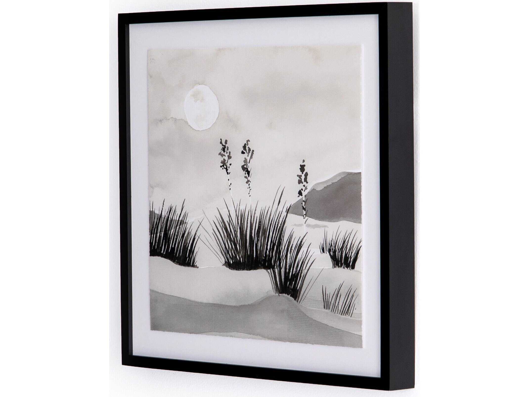 Four Hands Art Studio Dunes by Kelly Colchin Black Maple  Canvas Wall Art
