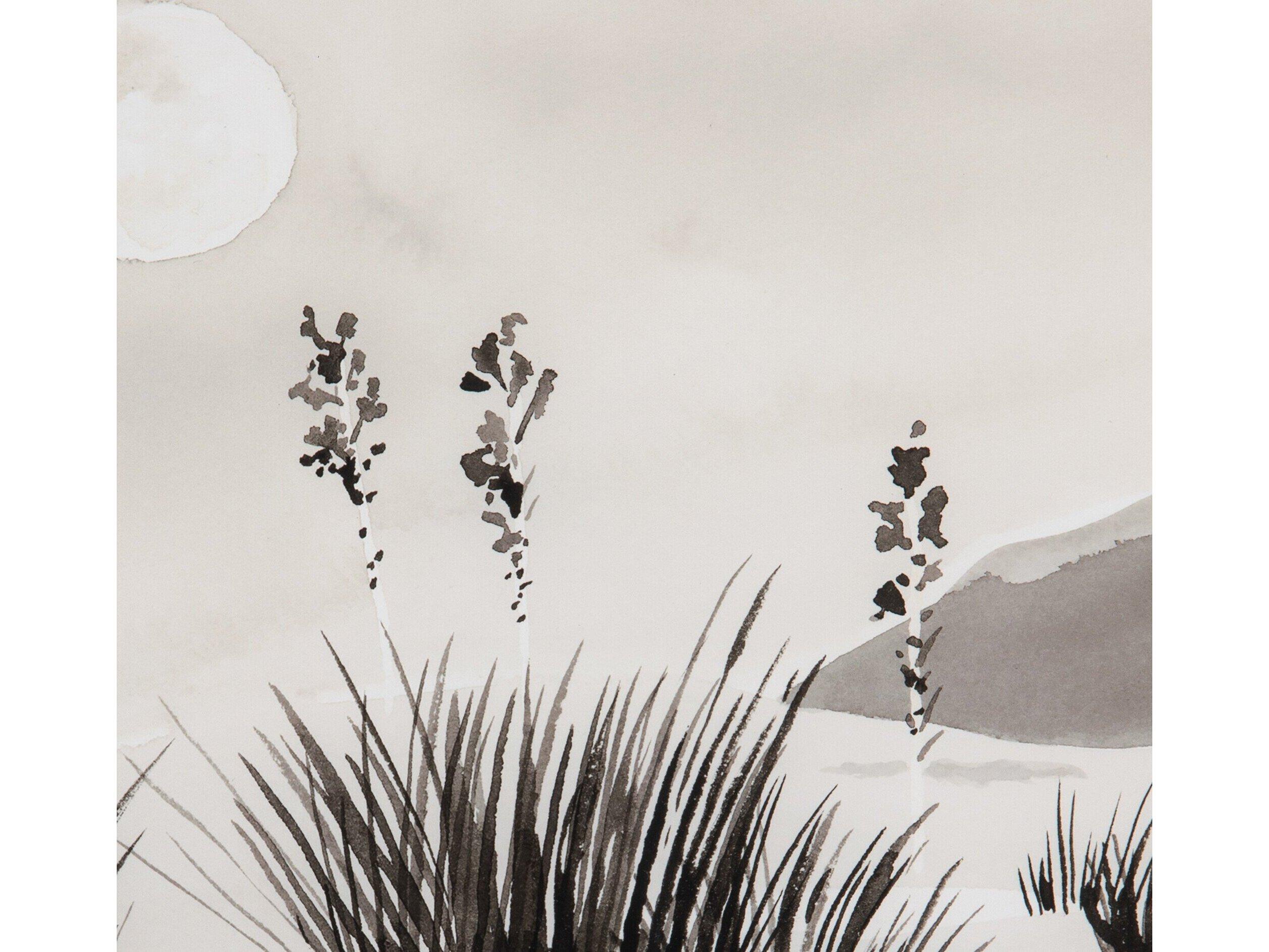 Four Hands Art Studio Dunes by Kelly Colchin Black Maple  Canvas Wall Art