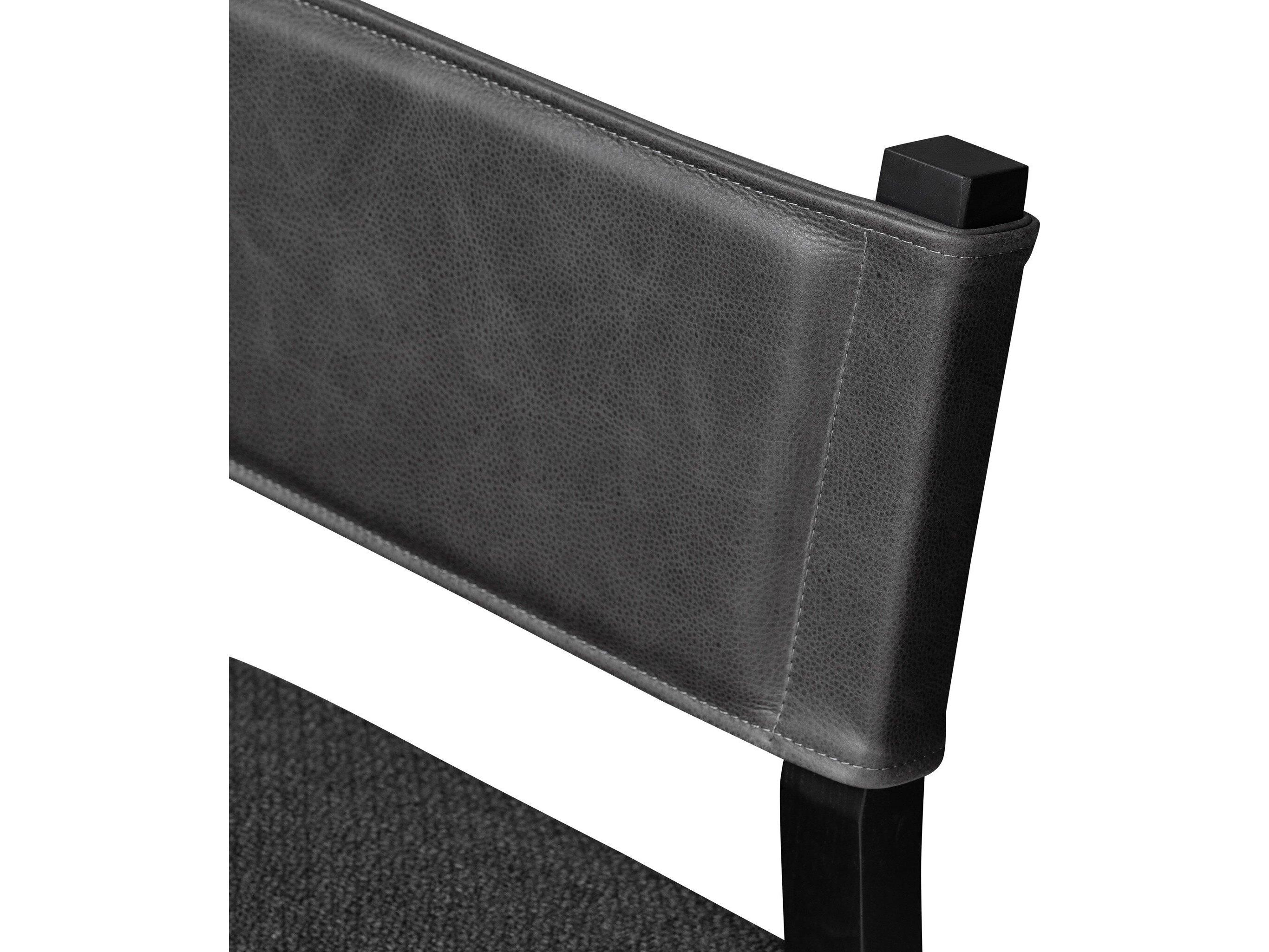 Four Hands Berman Ferris Gibson Black Upholstered Ash Wood Dining Chair