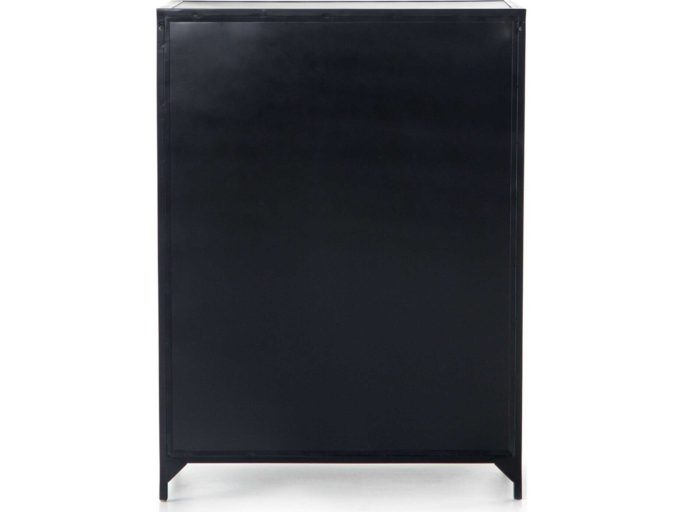 Four Hands Belmont 8-Drawers Black Weathered Bronze Accent Chest