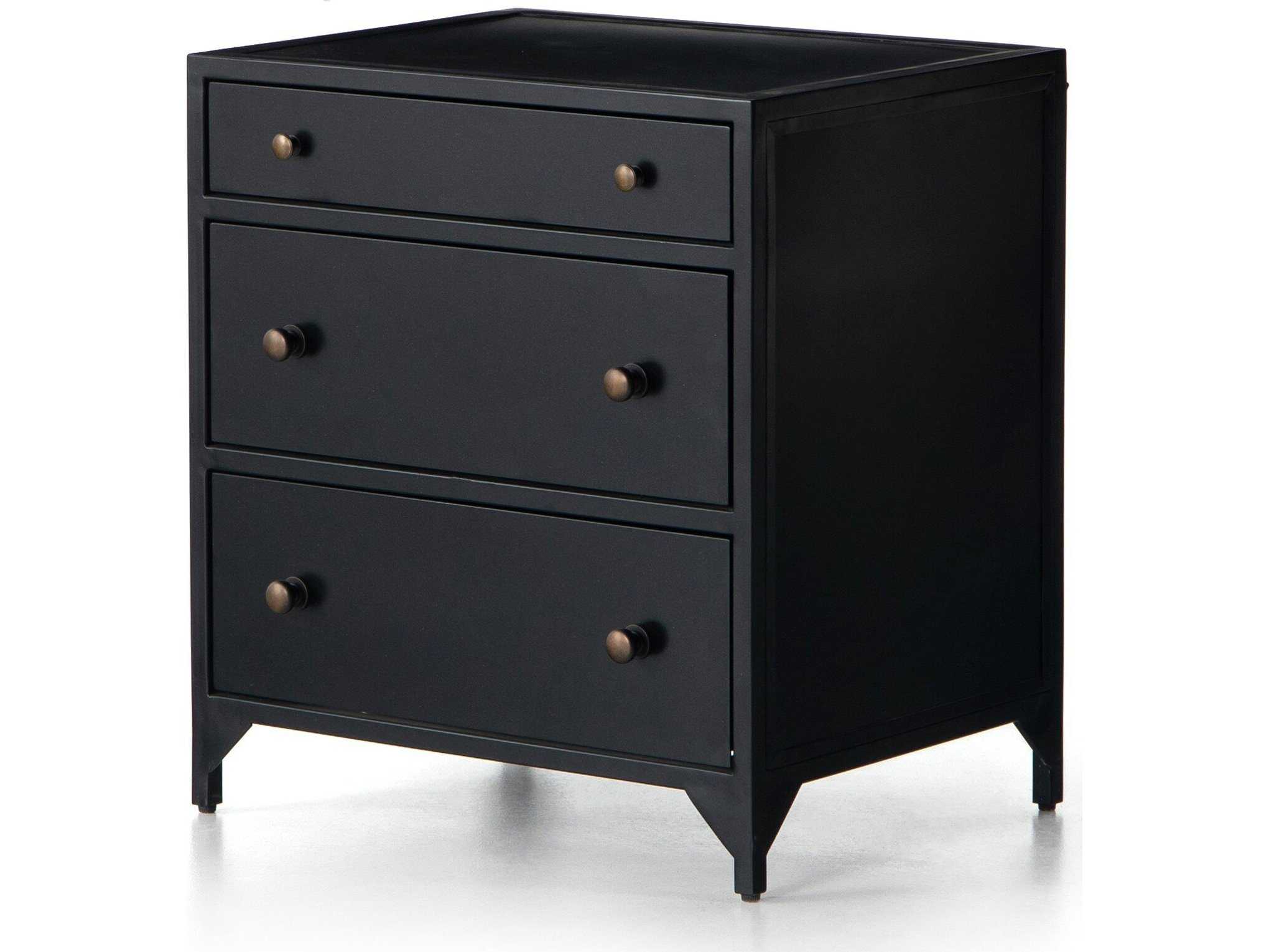 Four Hands Belmont 3-Drawers Nightstand