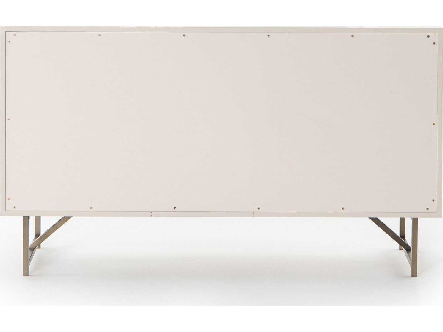 Four Hands Belfast Van 7-Drawers White Hardwood Double Dresser