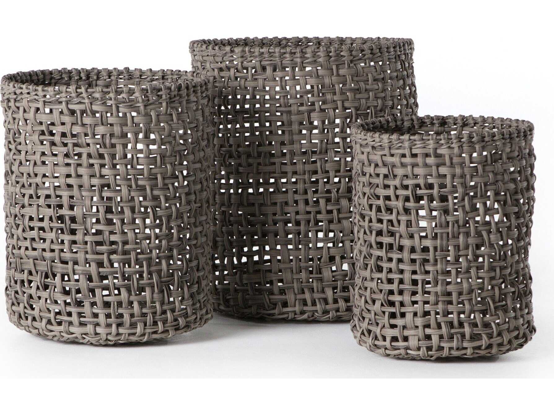 Four Hands Constantine Natural Baskets Set of 3