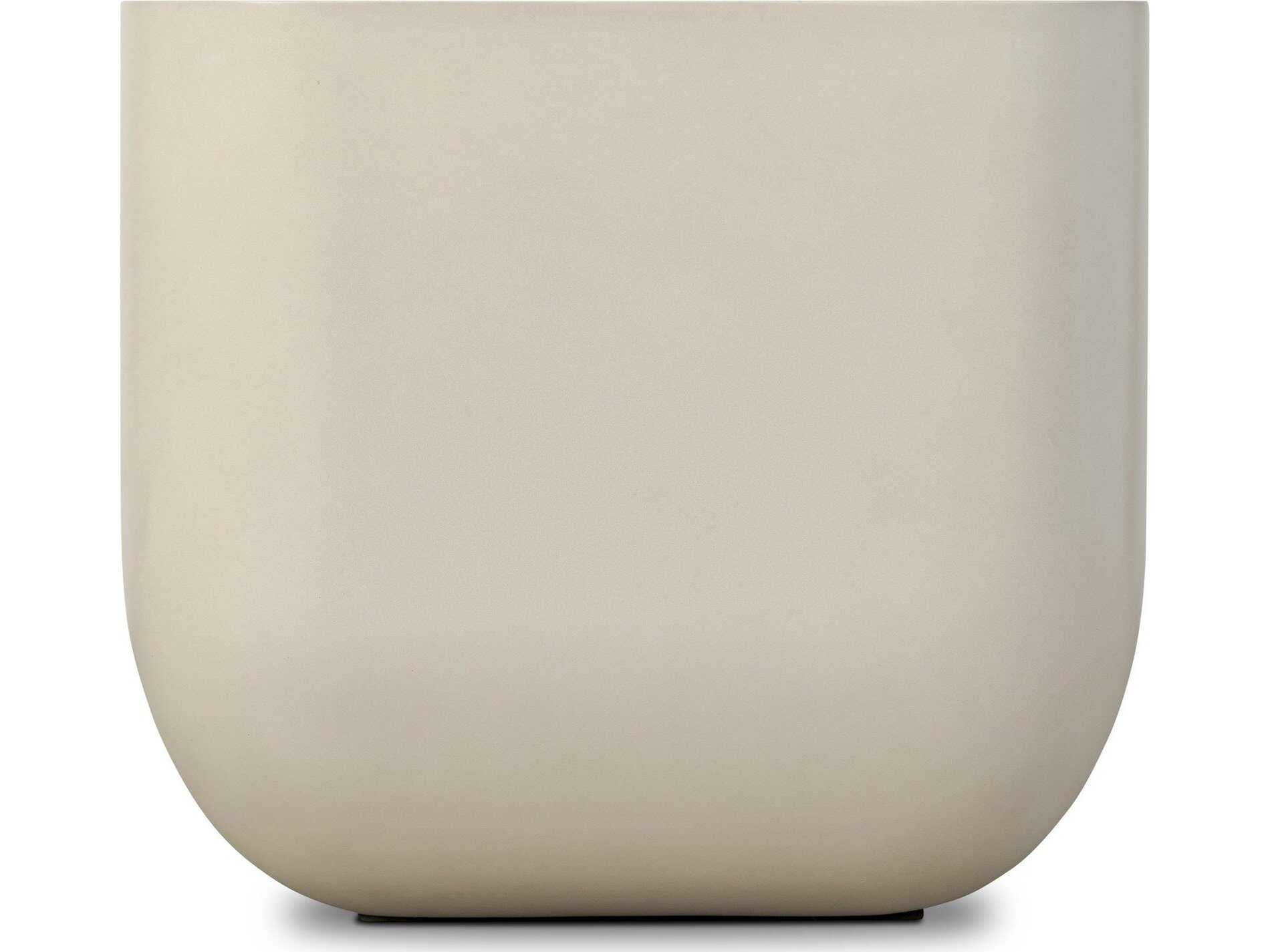 Four Hands Thayer Ivan White Concrete Square End Table