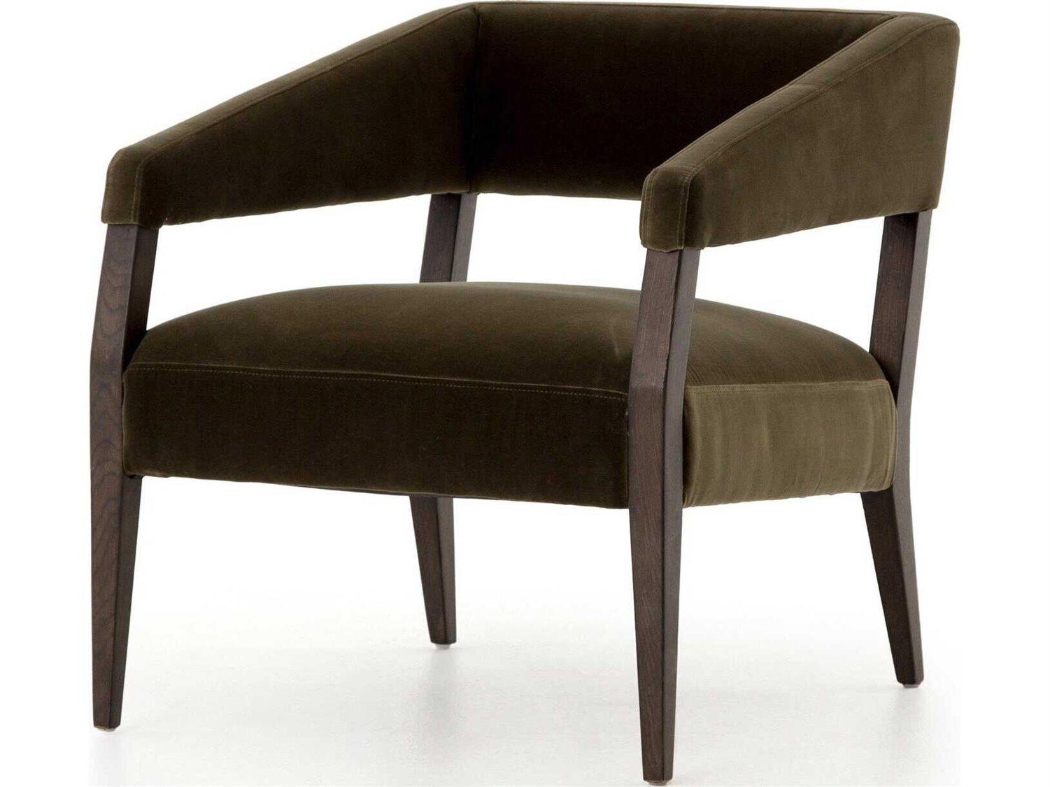 Four Hands Abbott Gary Green Accent Chair