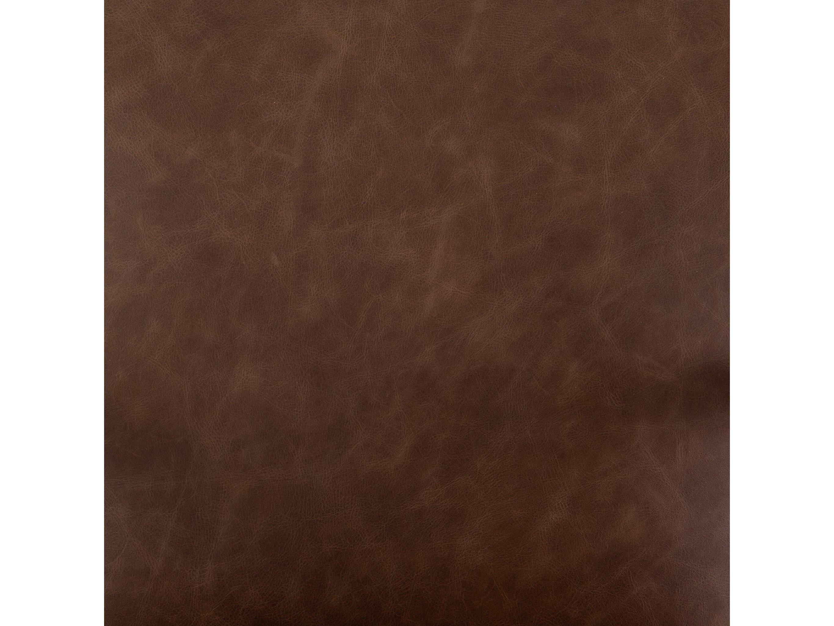 Four Hands Abbott Brown Leather Swivel Computer Office Chair