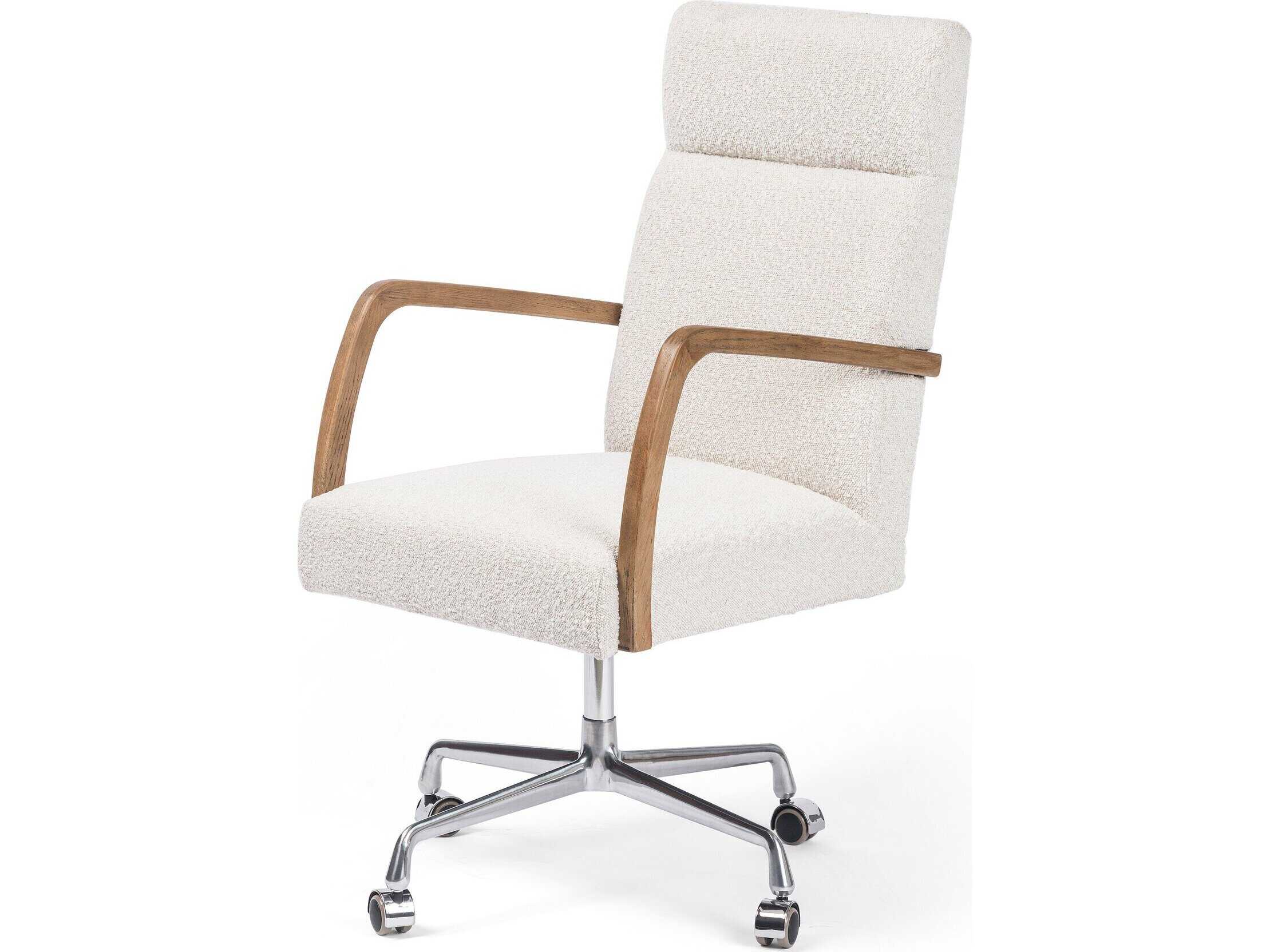 Four Hands Abbott Bryson Knoll Natural Upholstered Desk Chair