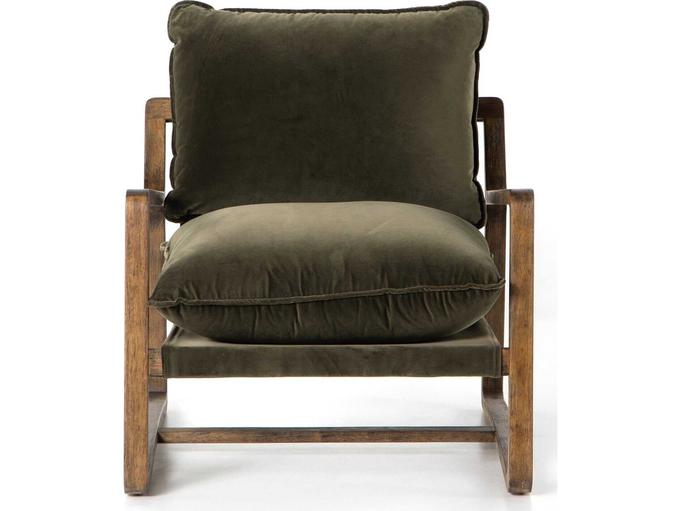 Four Hands Berman Ace Surrey Olive Accent Chair