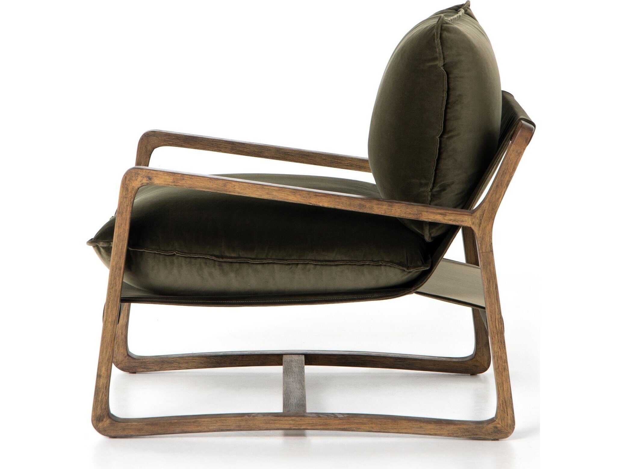 Four Hands Berman Ace Surrey Olive Accent Chair