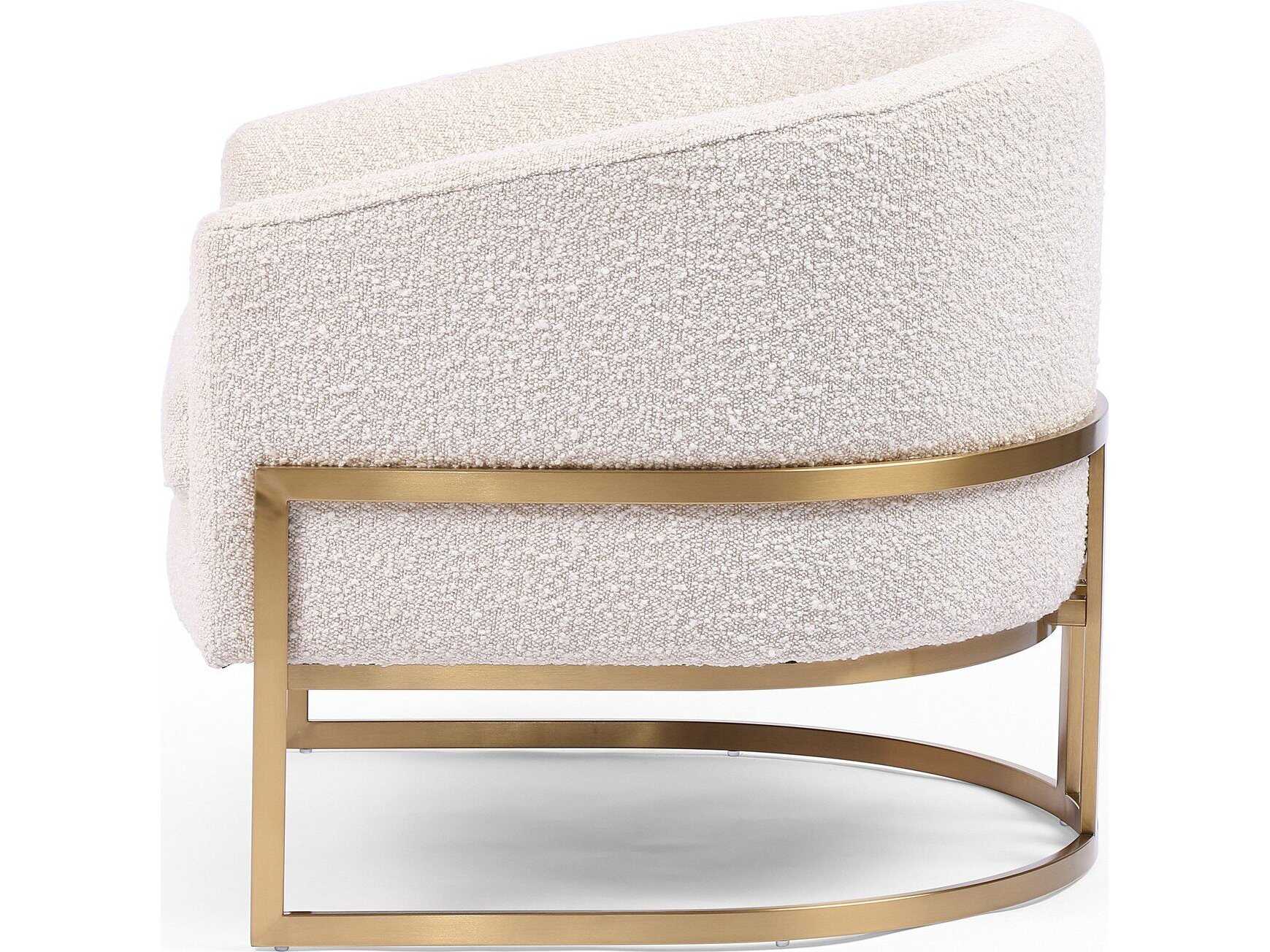 Four Hands Ashford Corbin Cream Fabric Accent Chair