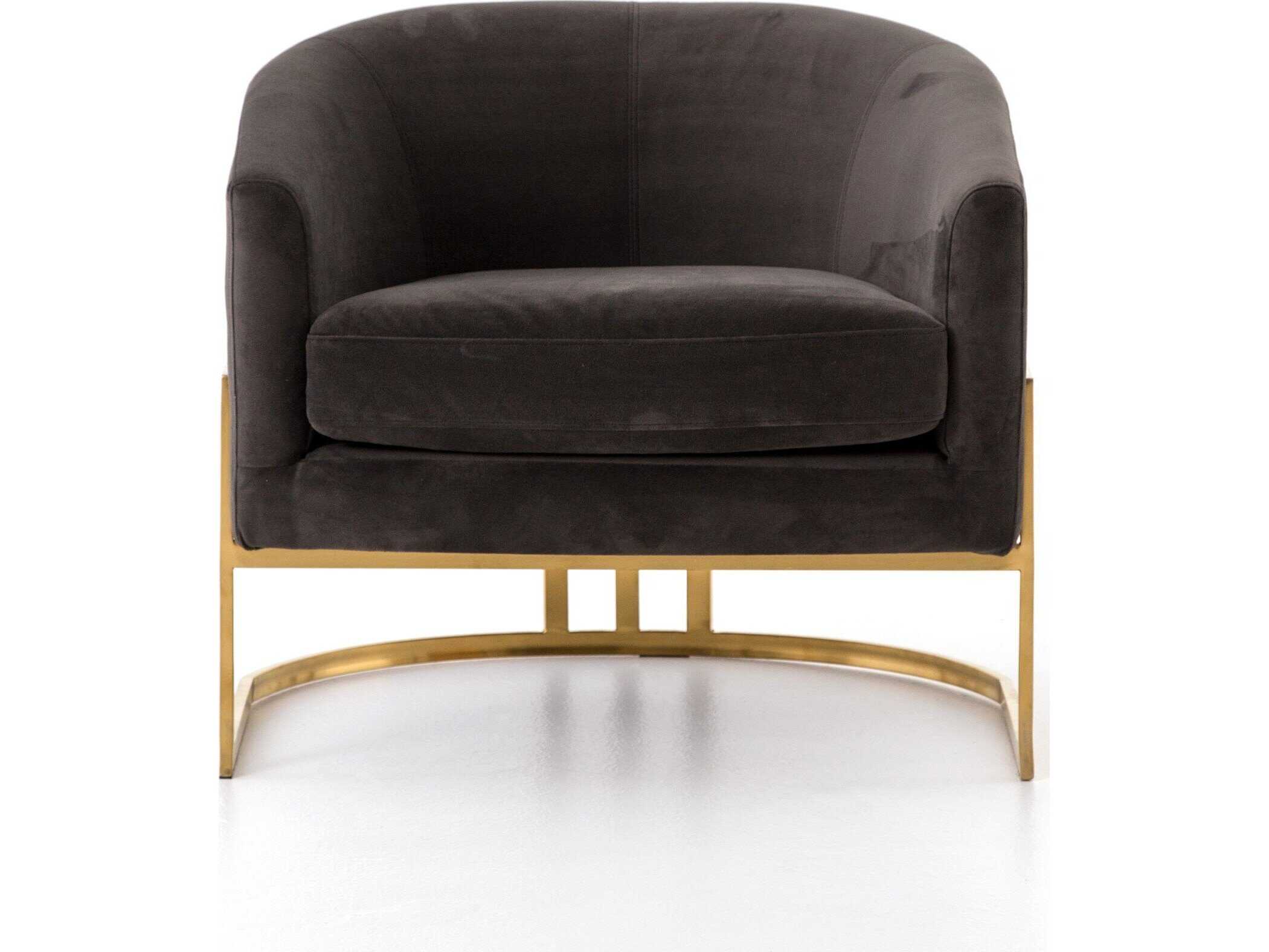 Four Hands Ashford Corbin Gray Fabric Accent Chair