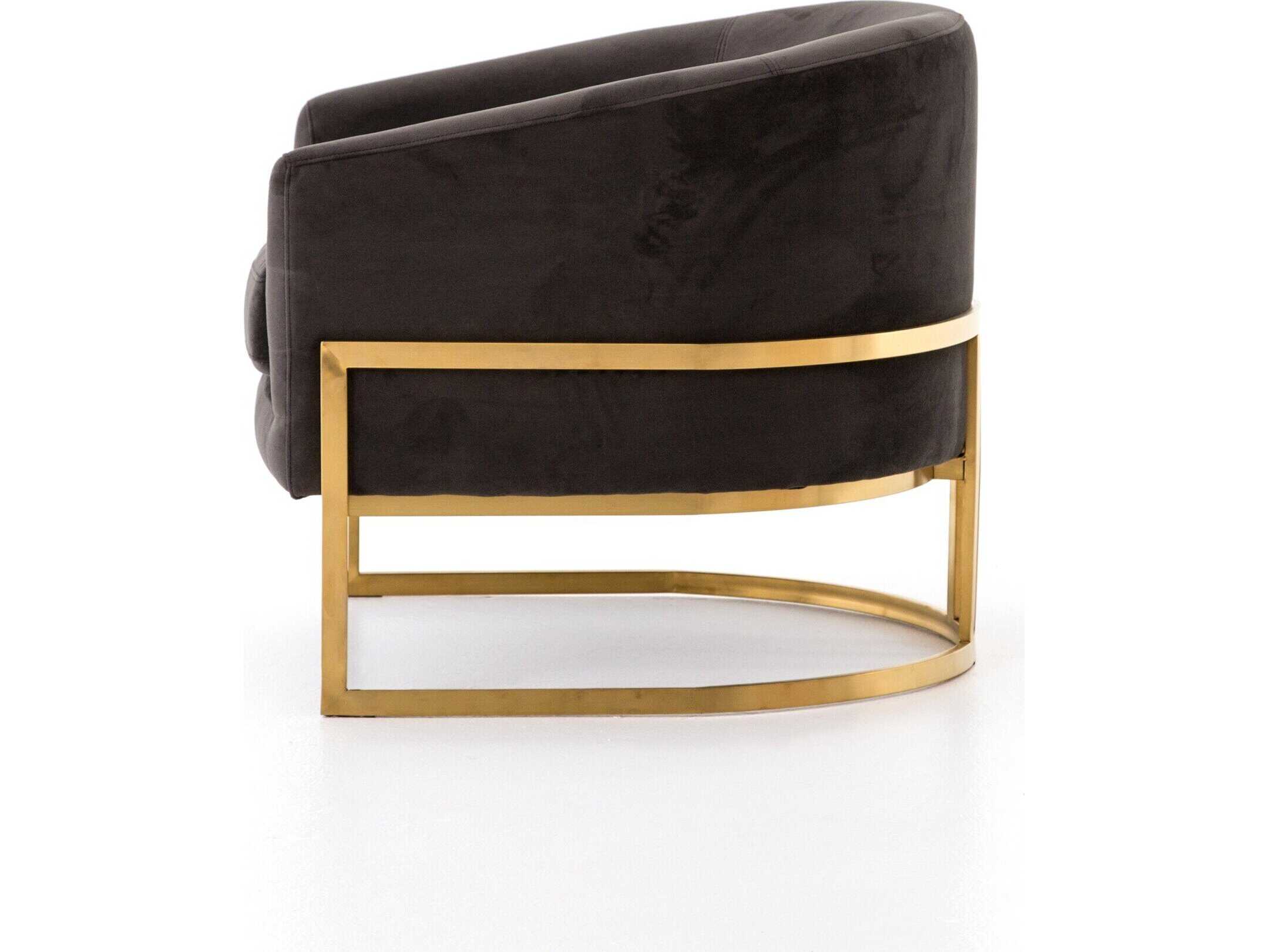 Four Hands Ashford Corbin Gray Fabric Accent Chair