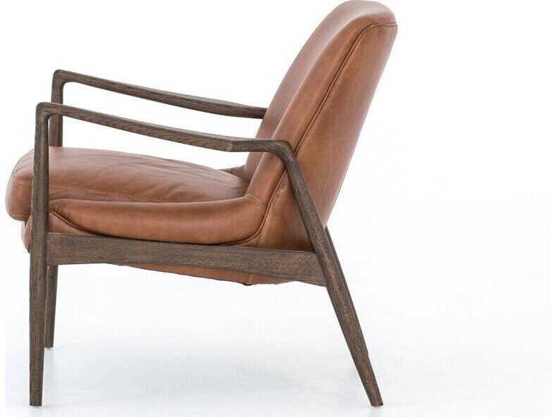 Four Hands Ashford Braden Brandy Leather Accent Chair